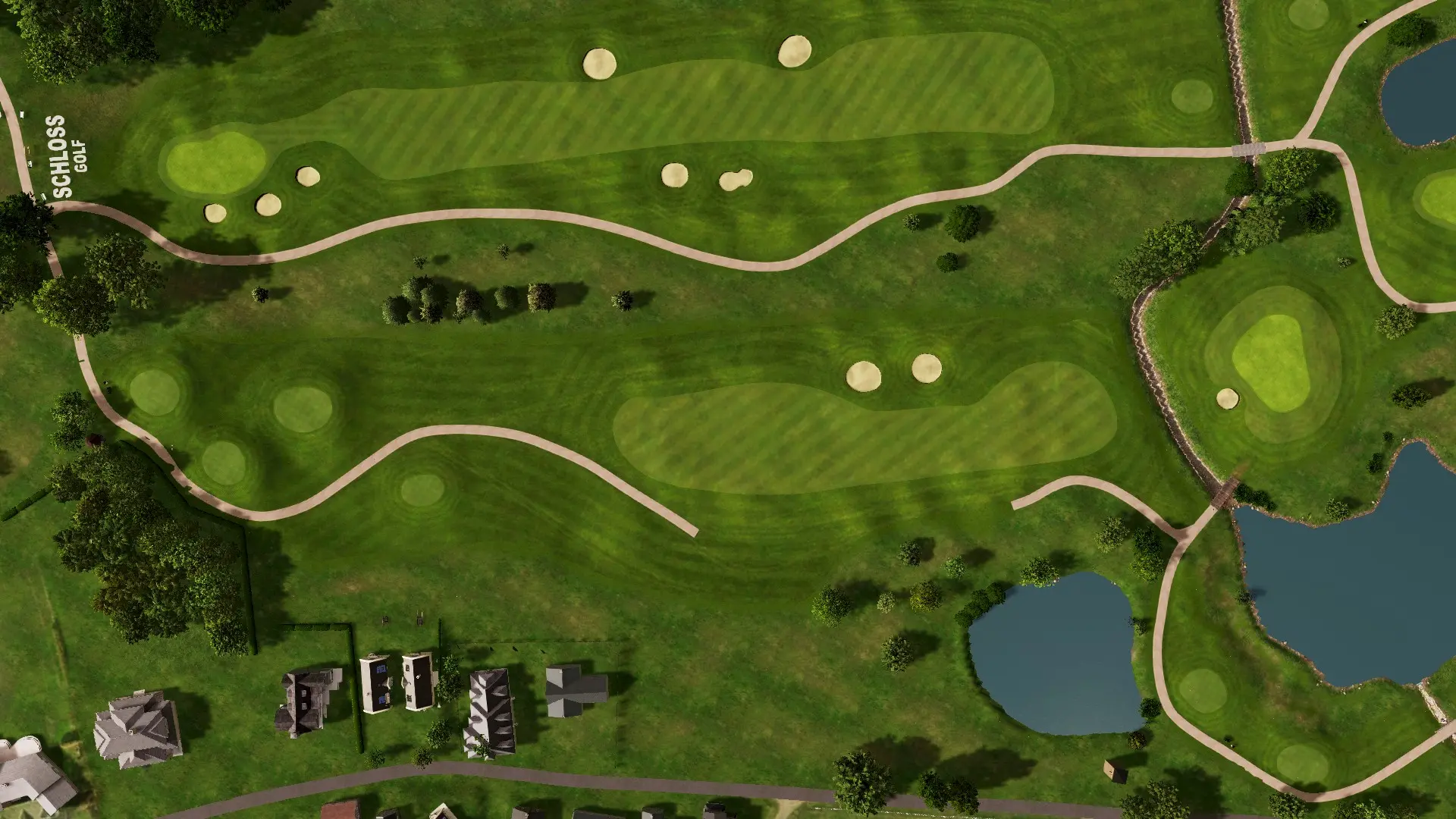 Hole 1 at Golf Fleesensee Schloss -Platz