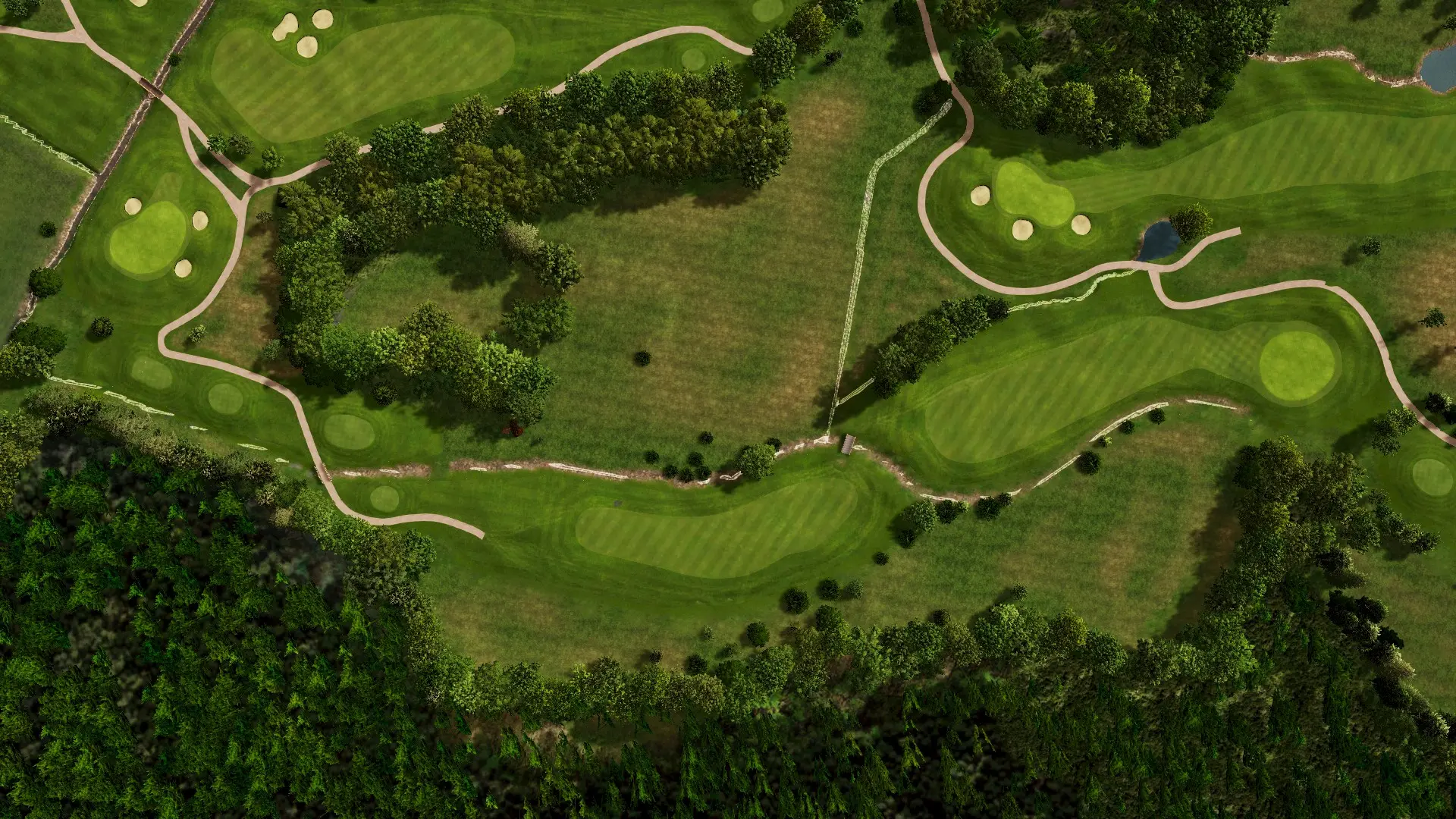 Hole 4 at Golf Fleesensee Schloss -Platz