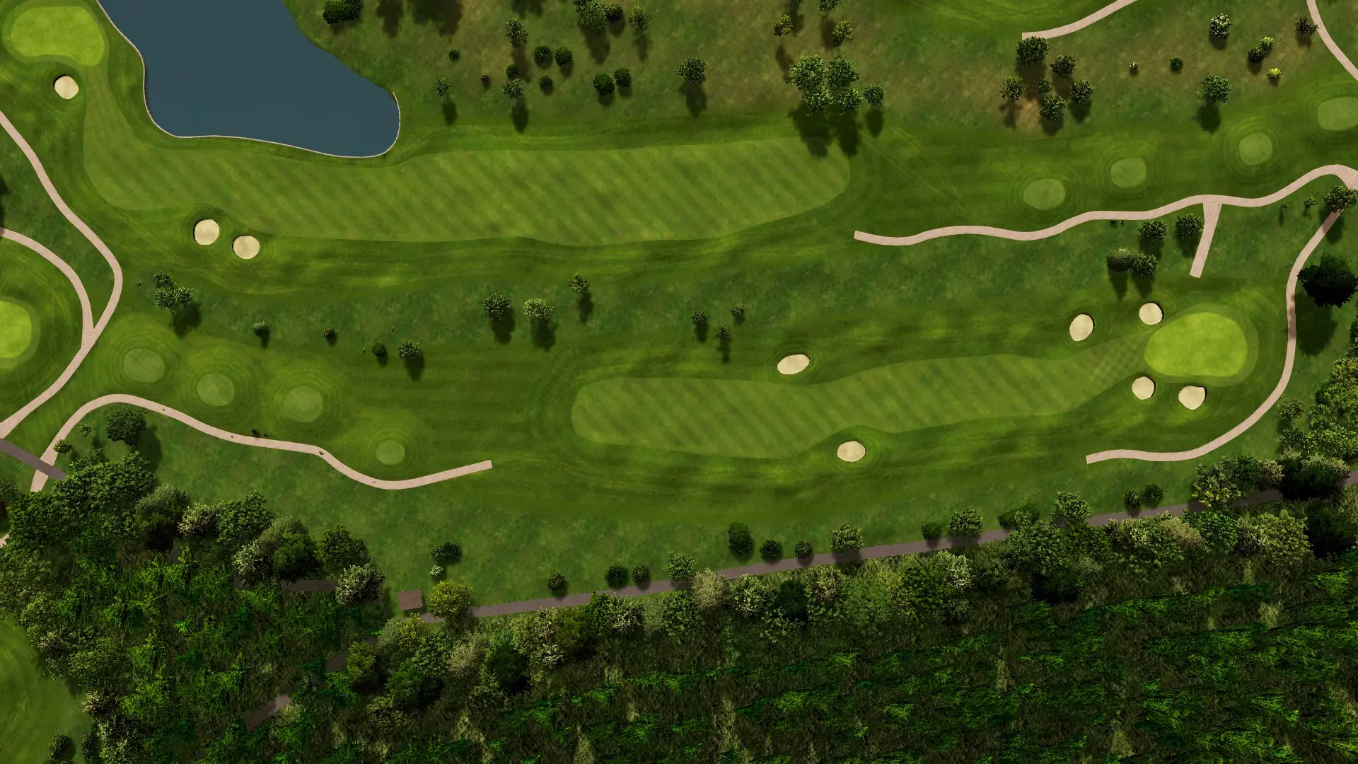 Hole 6 at Golf Fleesensee Schloss -Platz