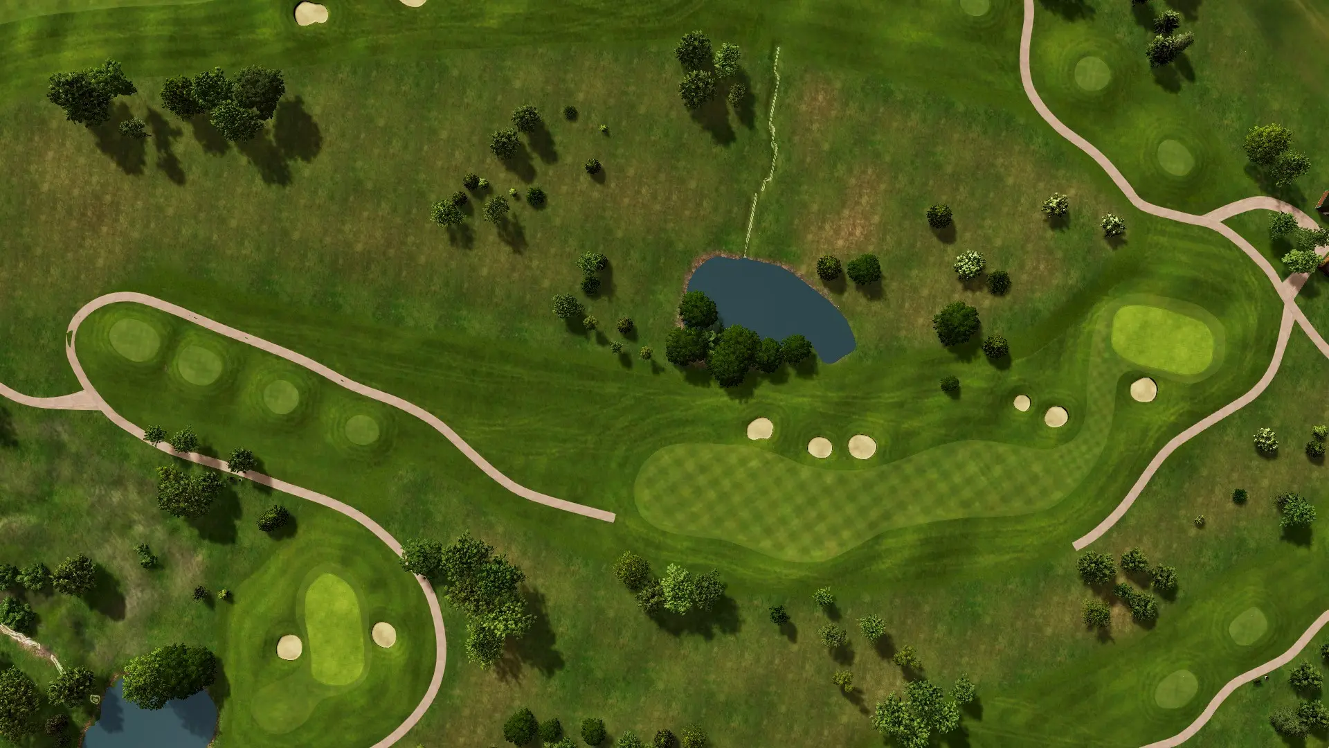 Hole 9 at Golf Fleesensee Schloss -Platz