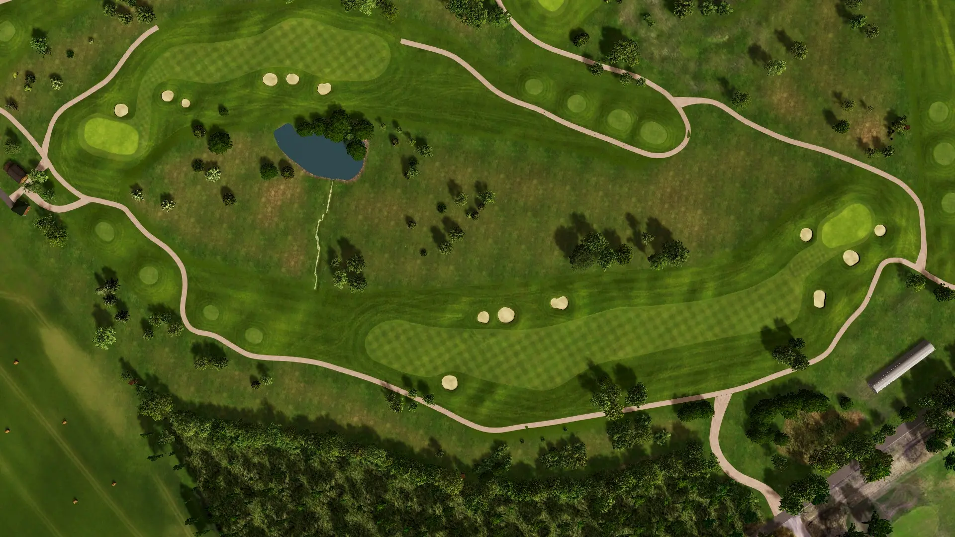 Hole 10 at Golf Fleesensee Schloss -Platz
