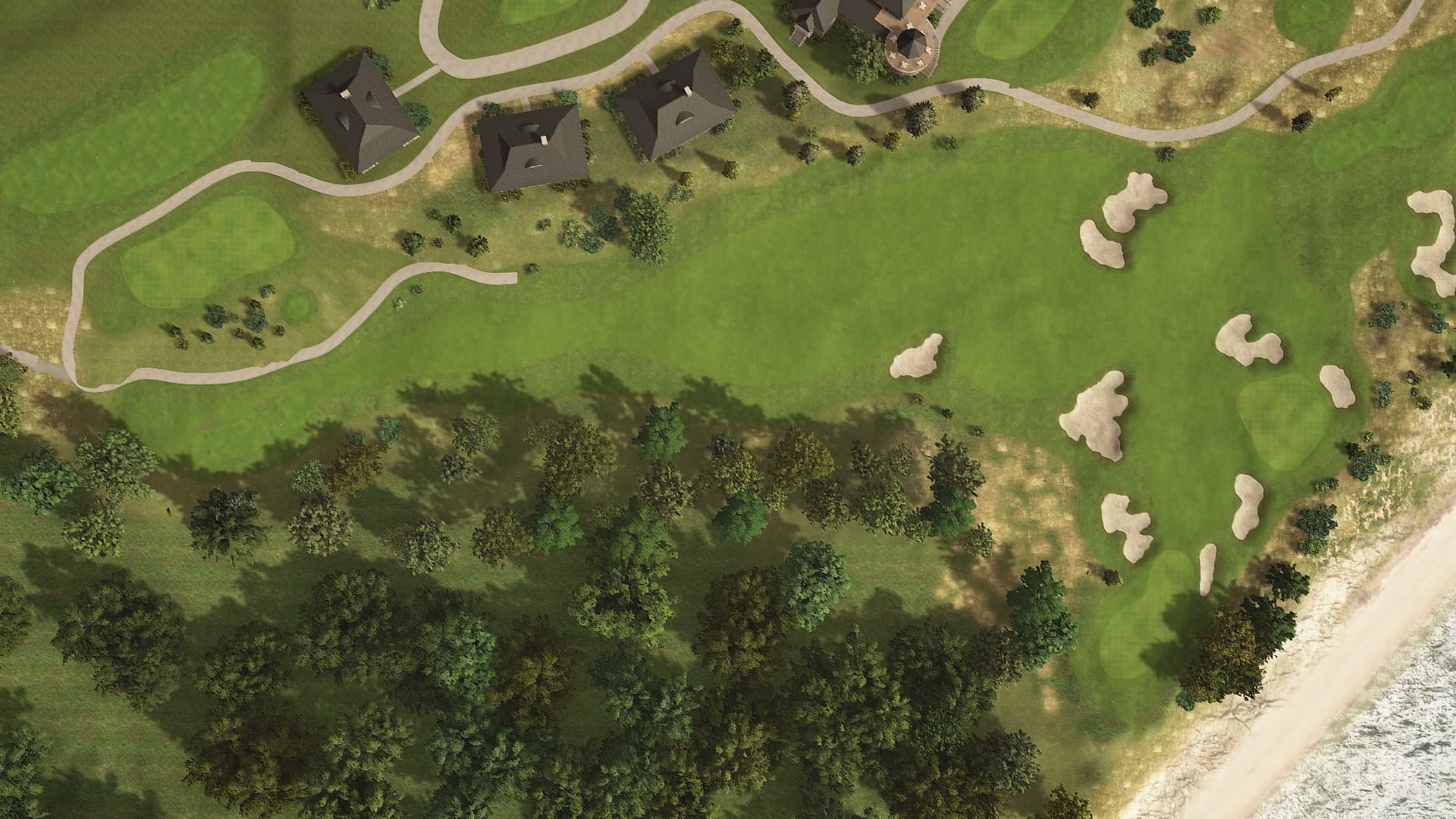 Hole 1 at Sebonack
