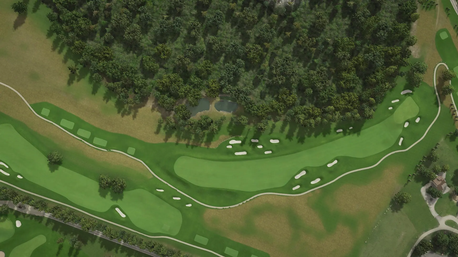 Hole 1 at Nemacolin - Shepherd's Rock