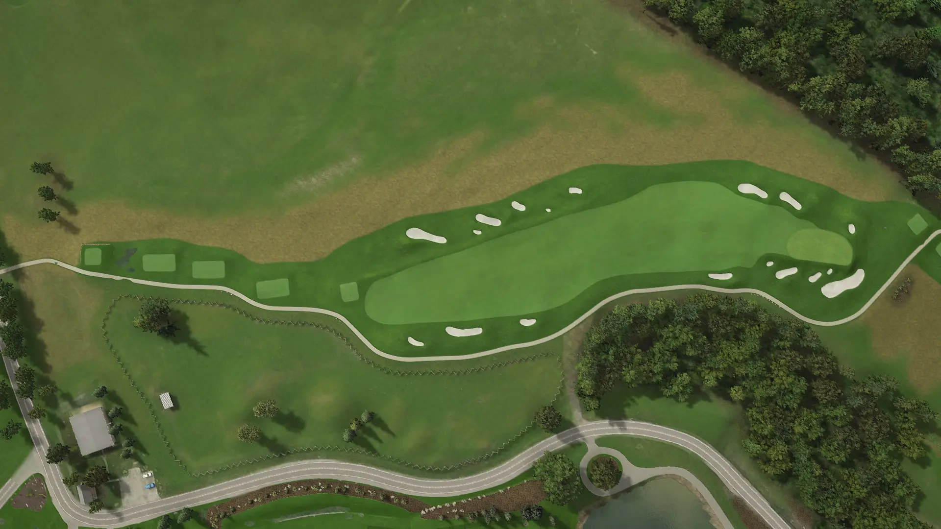 Hole 3 at Nemacolin - Shepherd's Rock