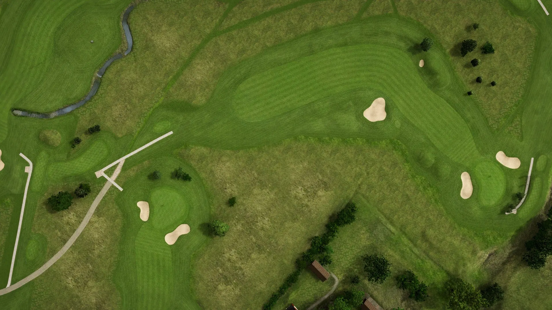 Hole 2 at Skerike Golfklubb