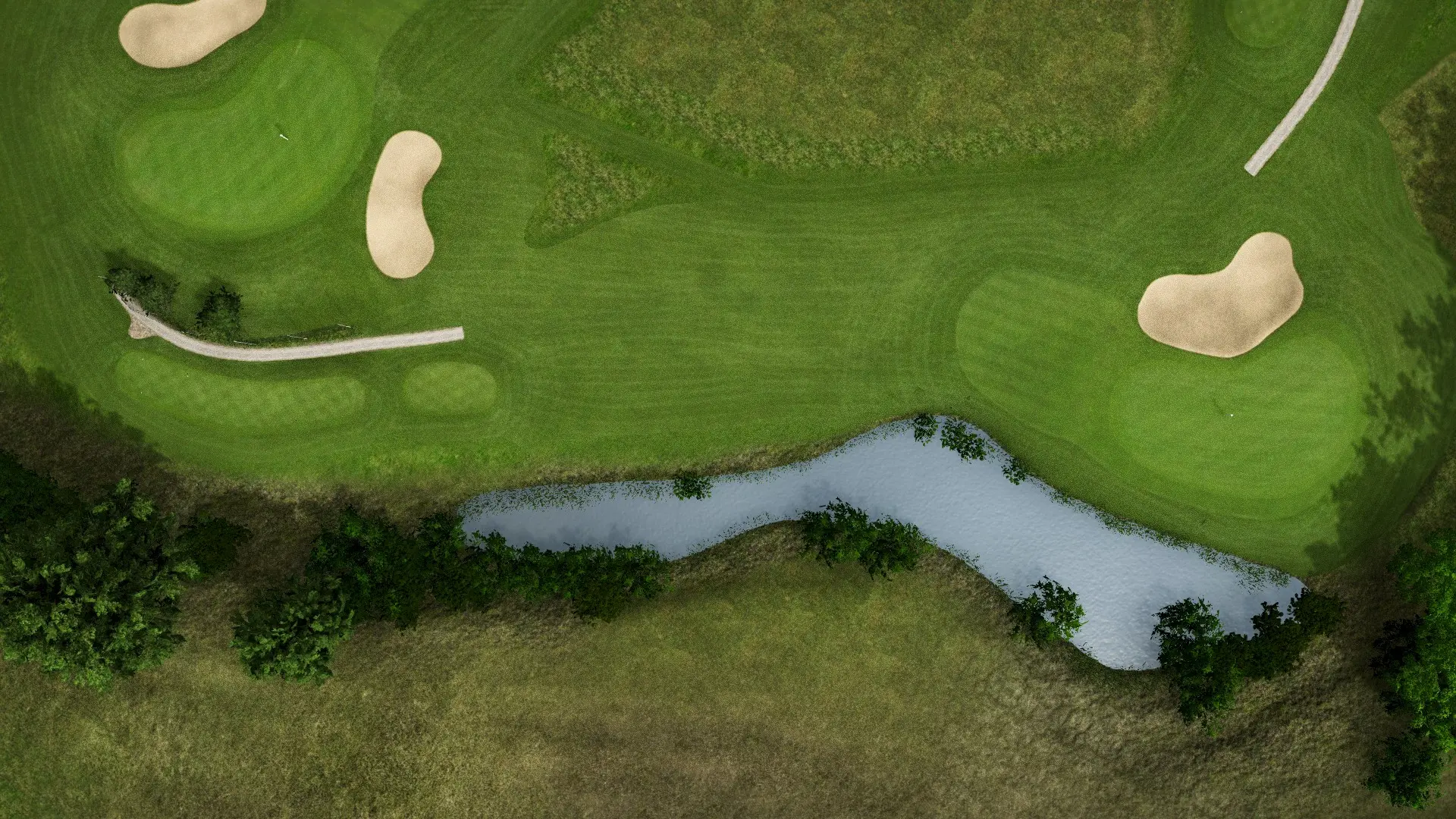 Hole 3 at Skerike Golfklubb