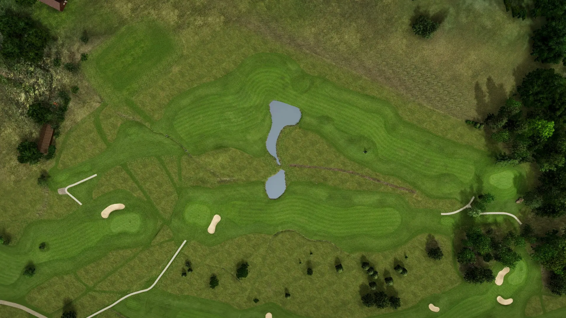 Hole 11 at Skerike Golfklubb