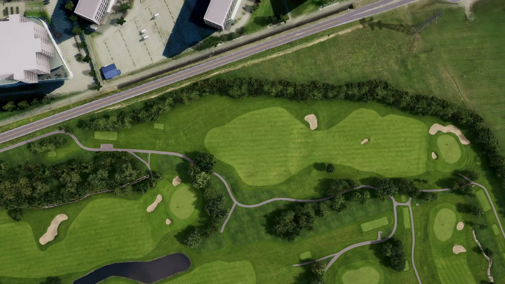 Hole 2 at Sola GK - Forus