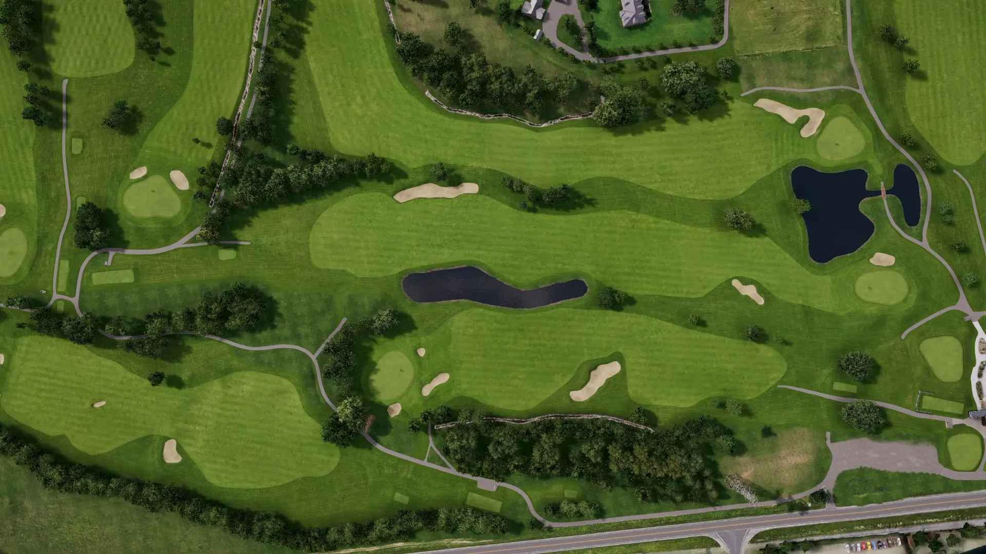 Hole 9 at Sola GK - Forus