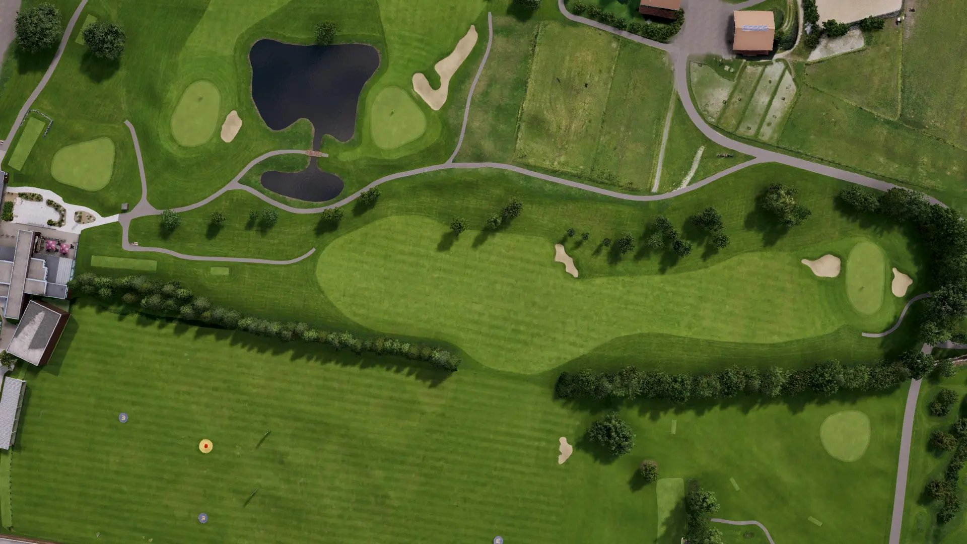 Hole 10 at Sola GK - Forus