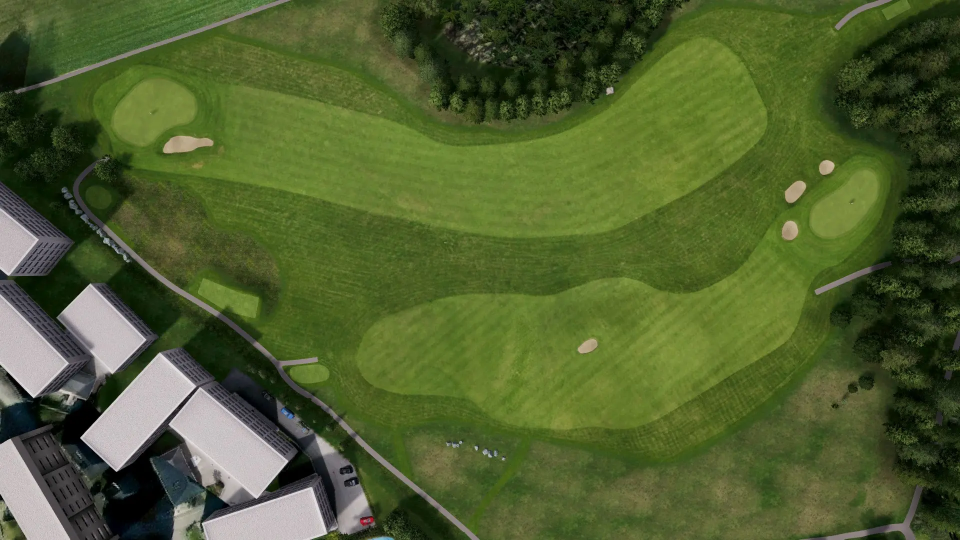 Hole 14 at Sola GK - Forus