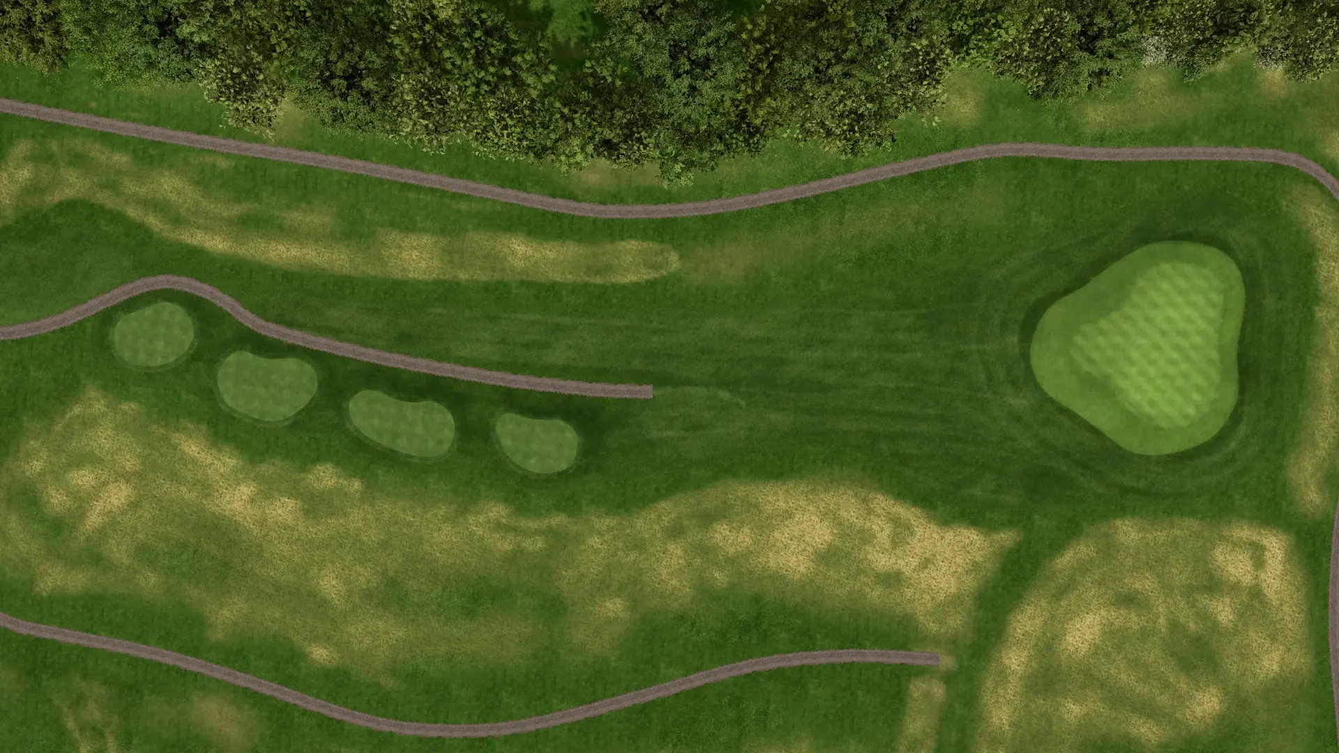 Hole 14 at Stensballegaard Golf Club Guldbjerg/Brakor
