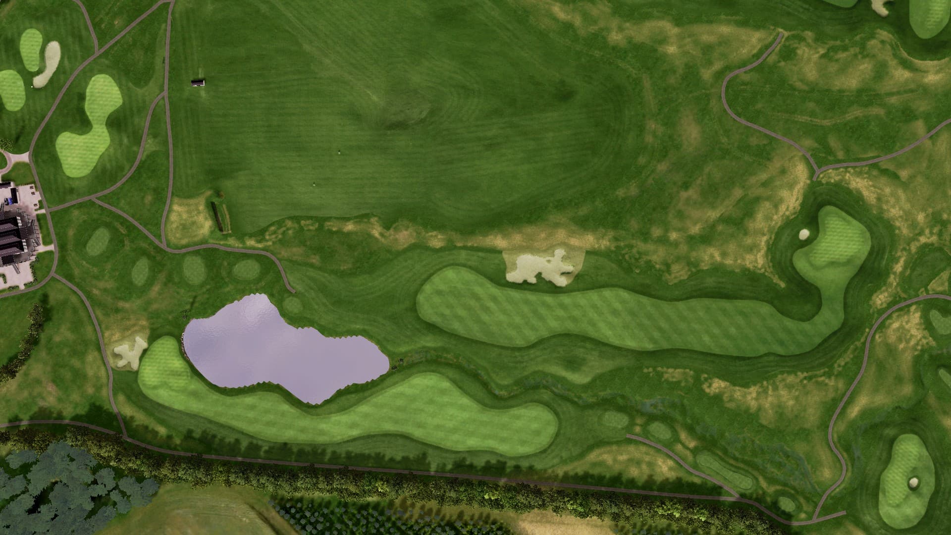 Hole 10 at Stensballegaard Golf Club Guldbjerg/Elbaek