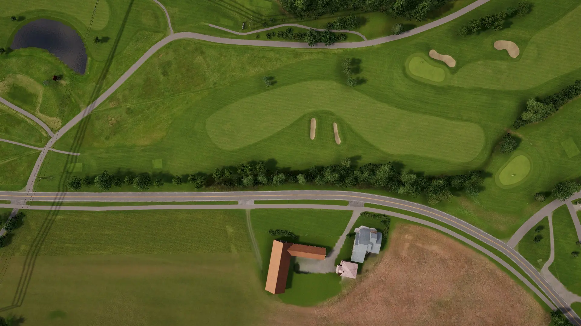 Hole 3 at Stjordal Golfklubb