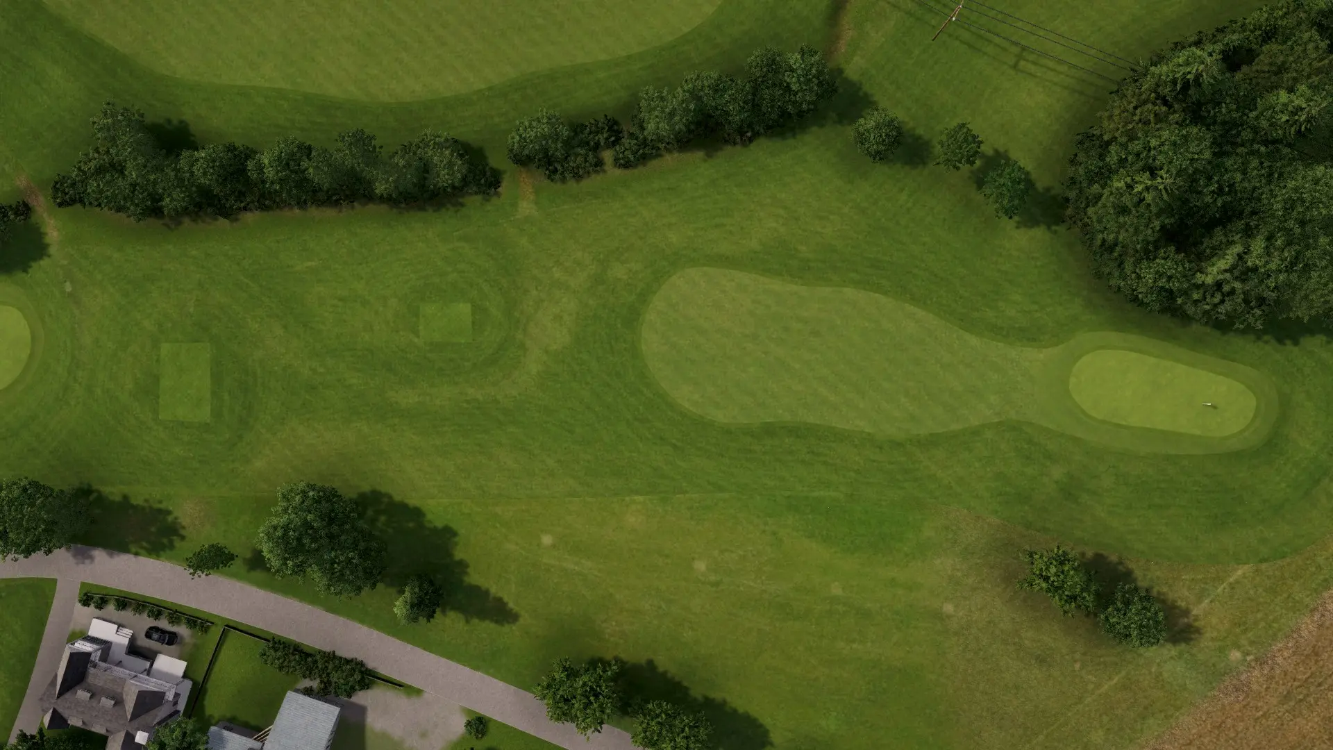 Hole 4 at Stjordal Golfklubb