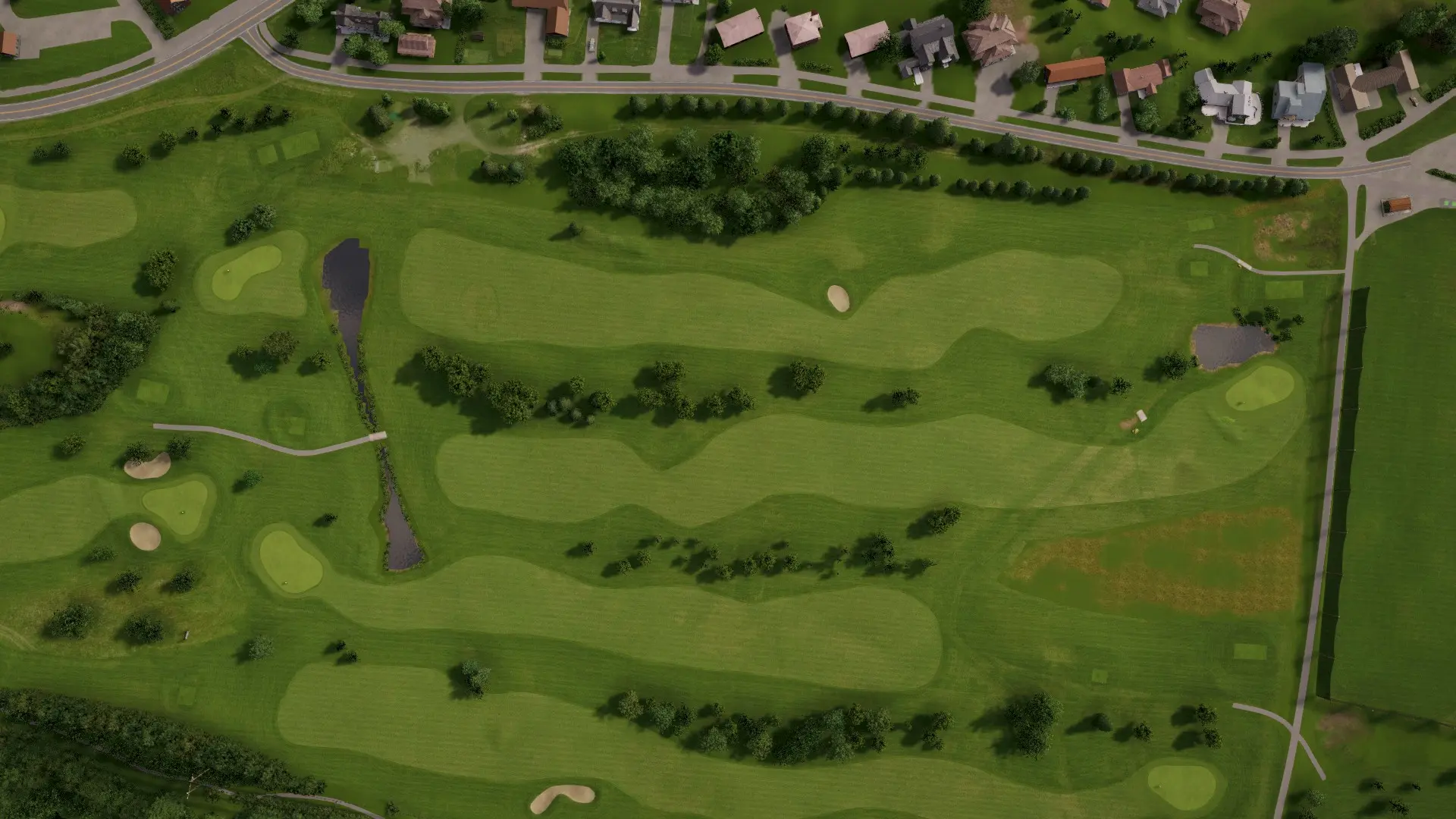 Hole 9 at Stjordal Golfklubb