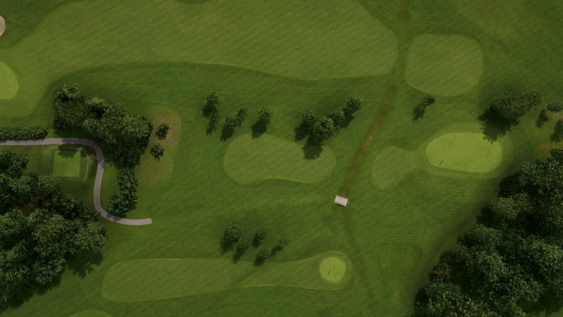 Hole 10 at Stjordal Golfklubb