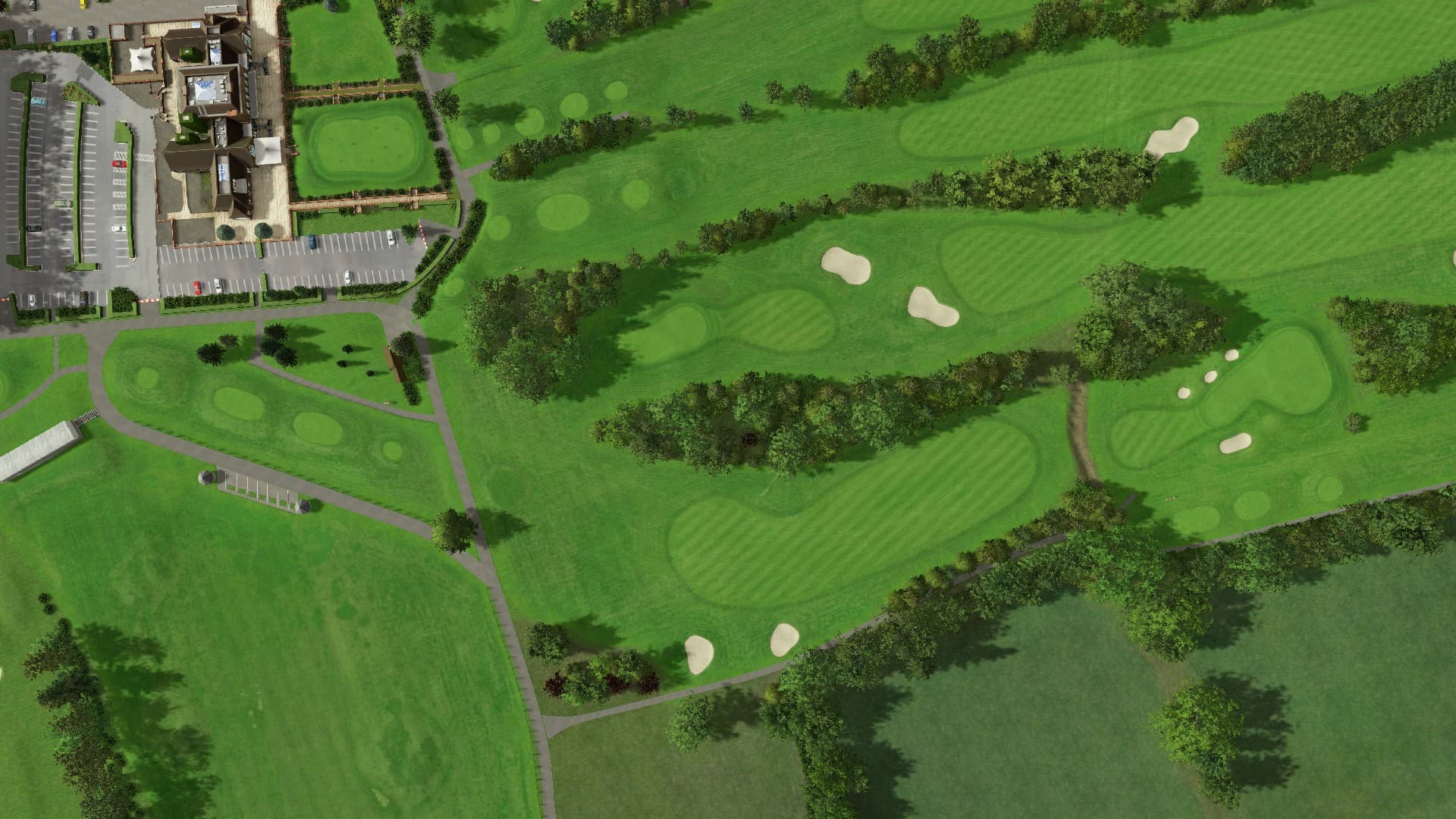 Hole 1 at Stock Brook G.C.