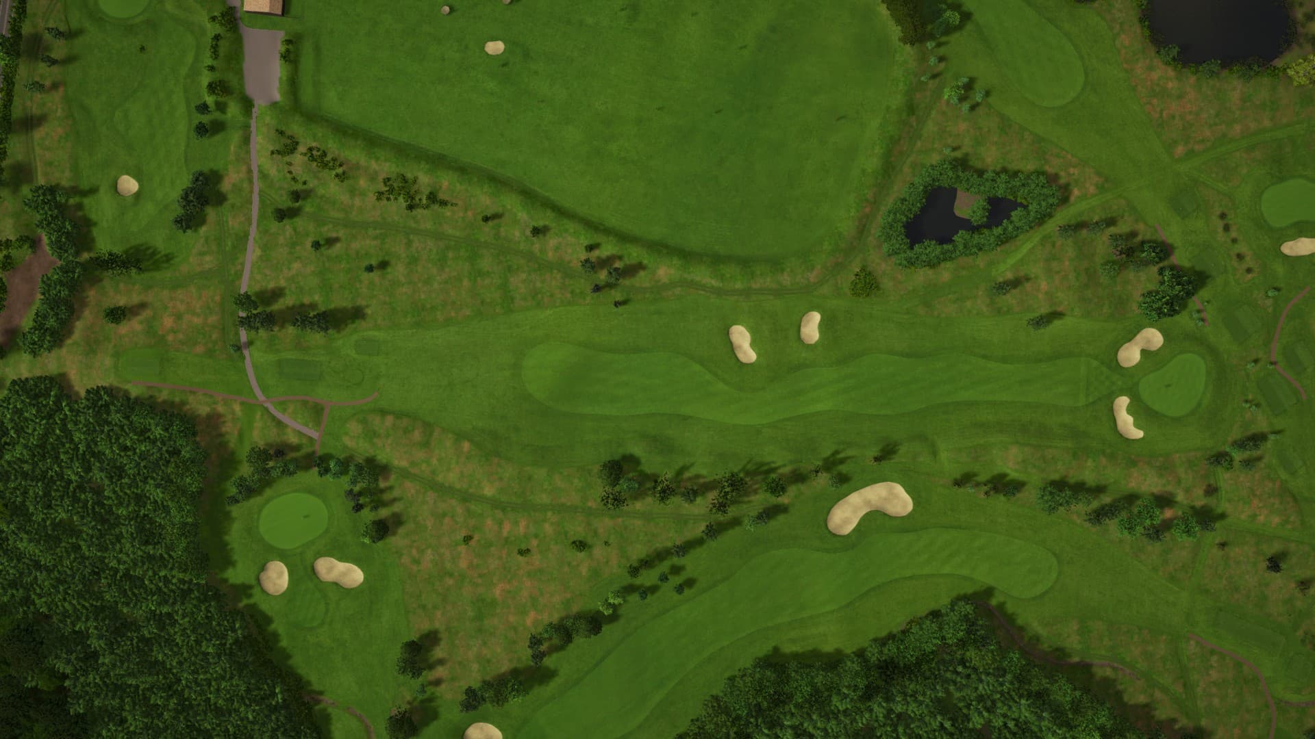 Hole 17 at Stratford Oaks GC