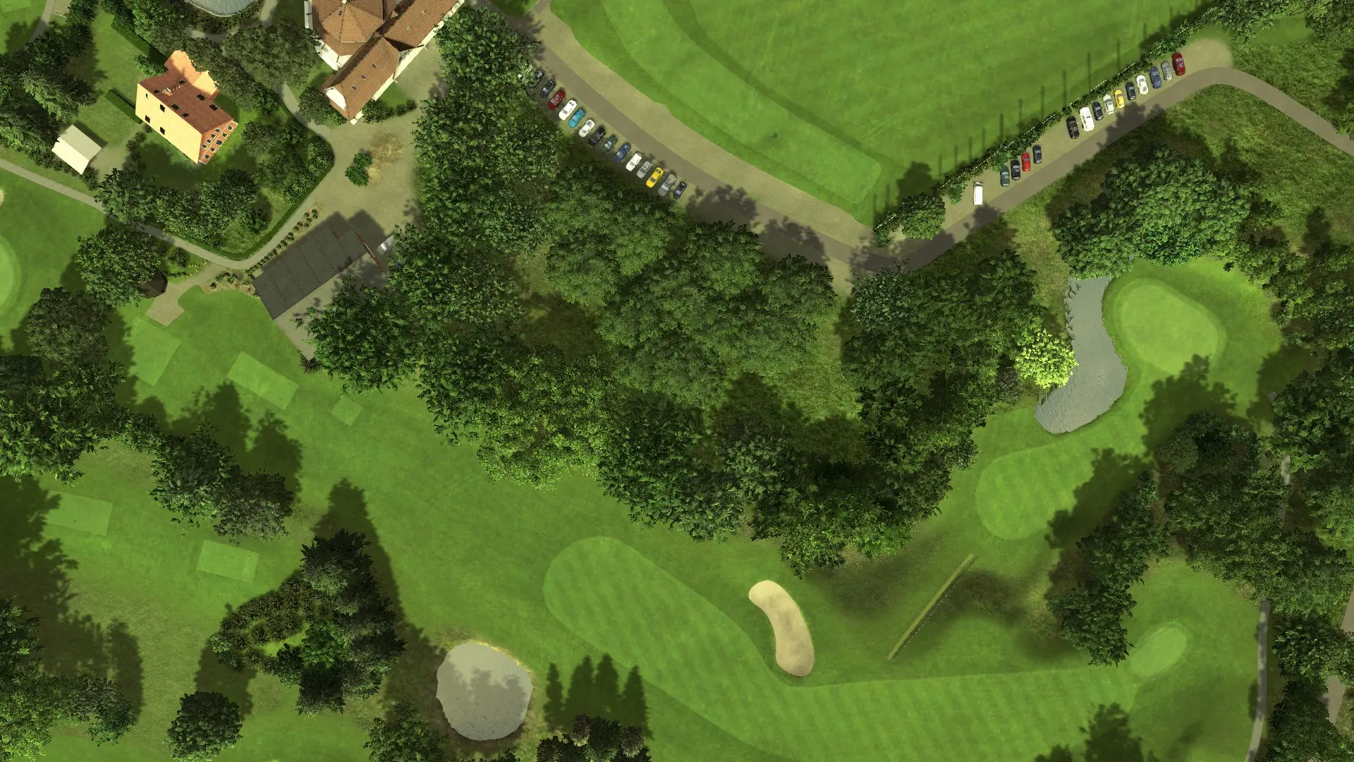 Hole 1 at Golfclub Syke - Course A & B