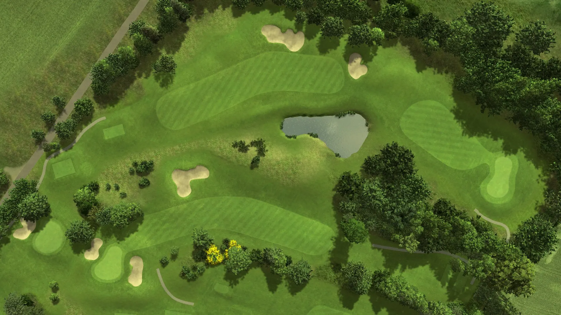 Hole 3 at Golfclub Syke - Course A & B
