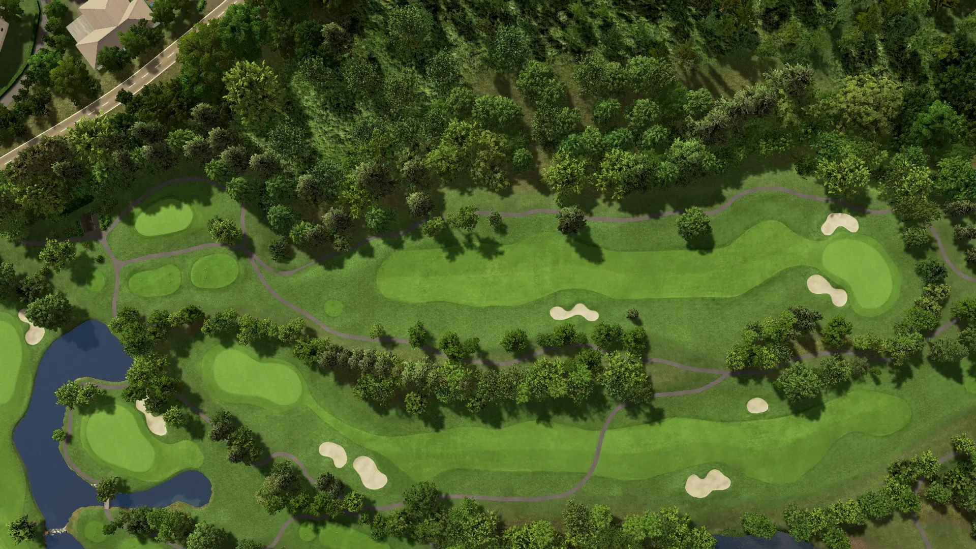 Hole 1 at Taiheiyo Club Minori Course