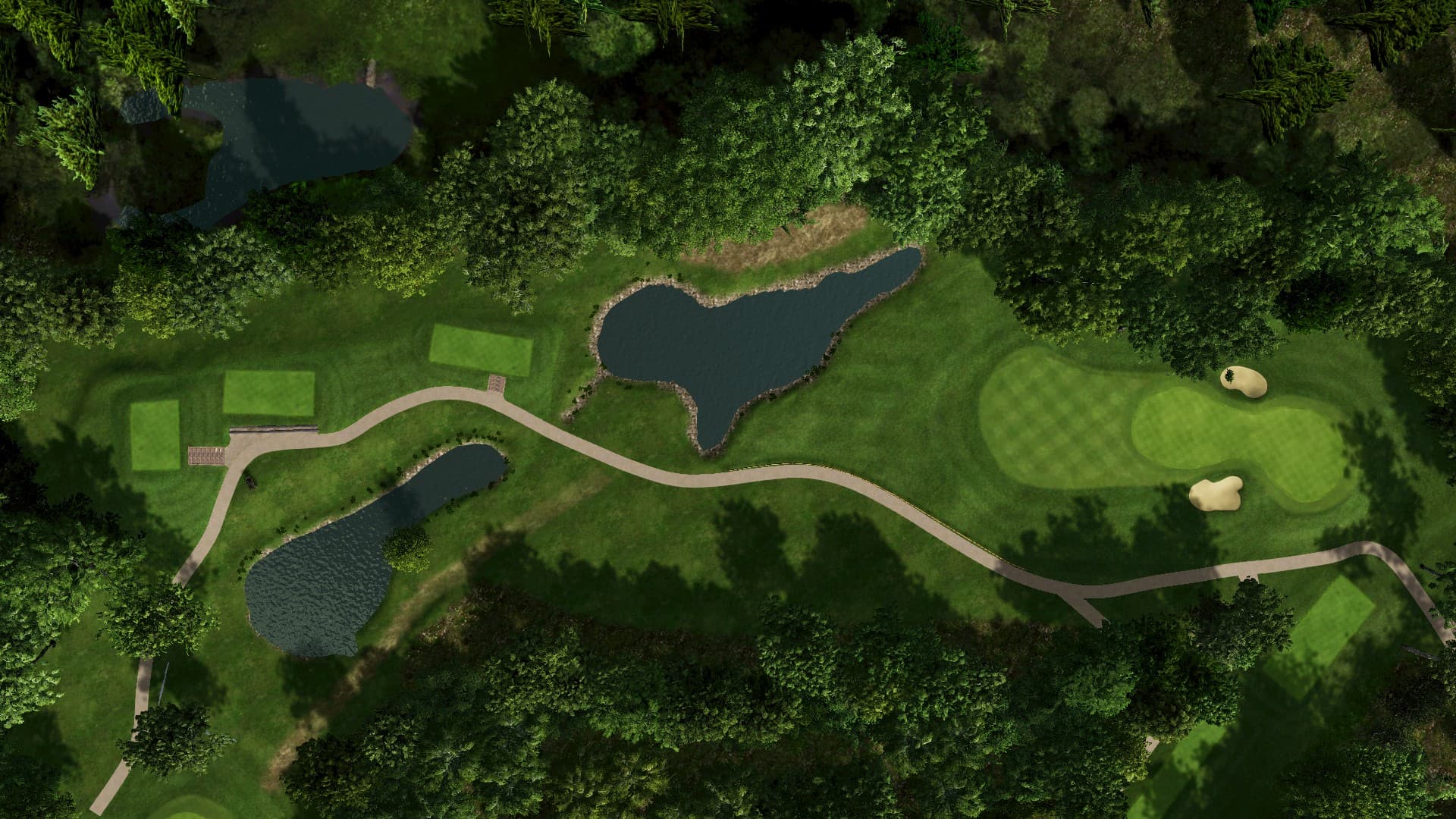 Hole 3 at The Drift Golf Club