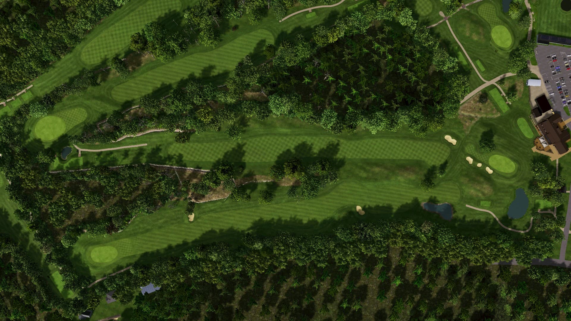 Hole 18 at The Drift Golf Club