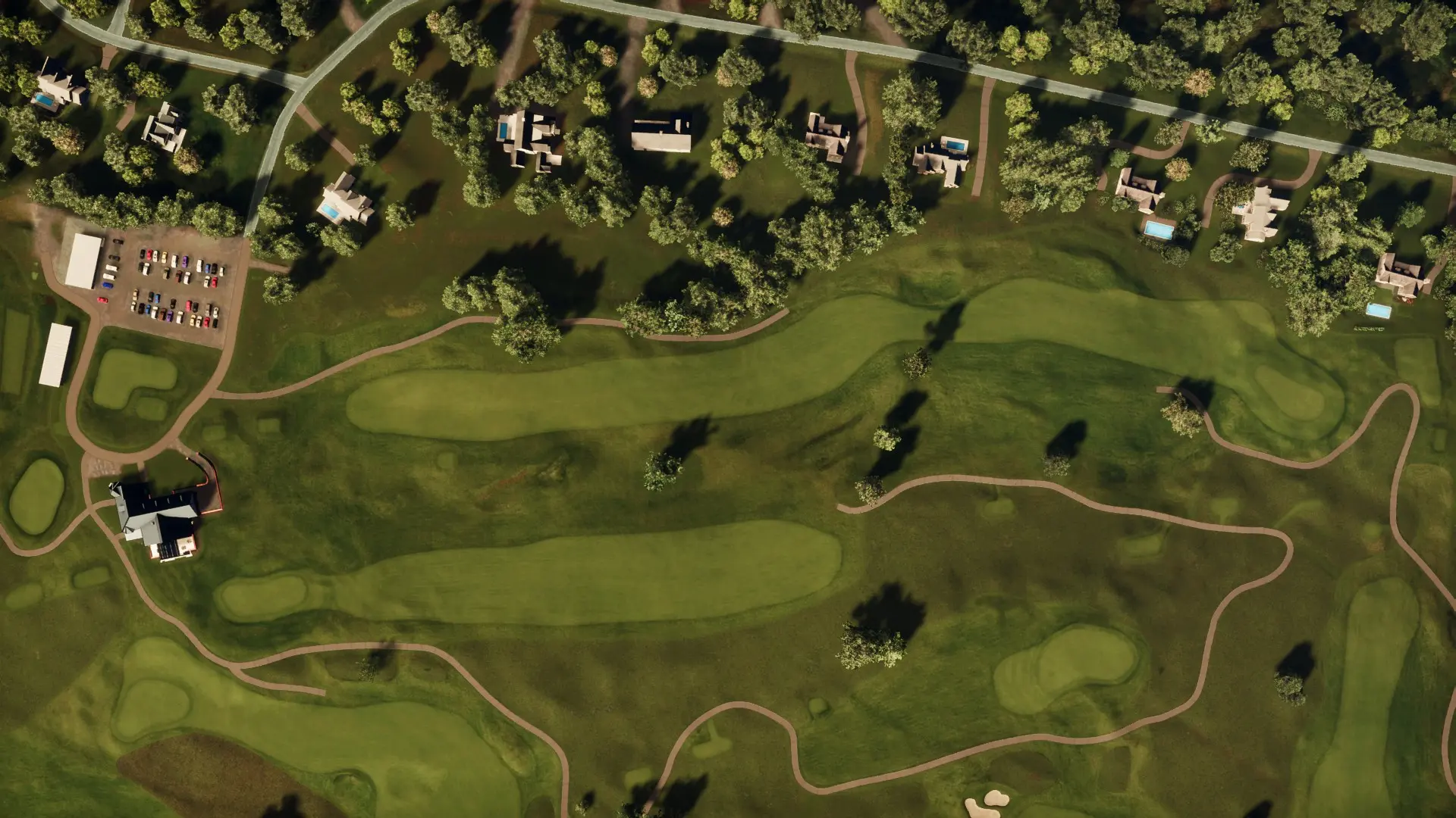 Hole 1 at The Fields GC