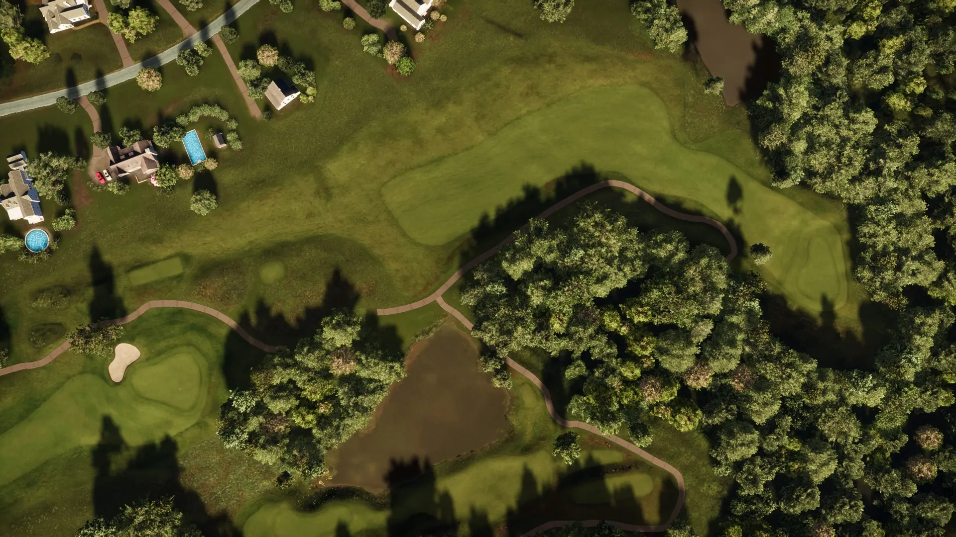 Hole 3 at The Fields GC