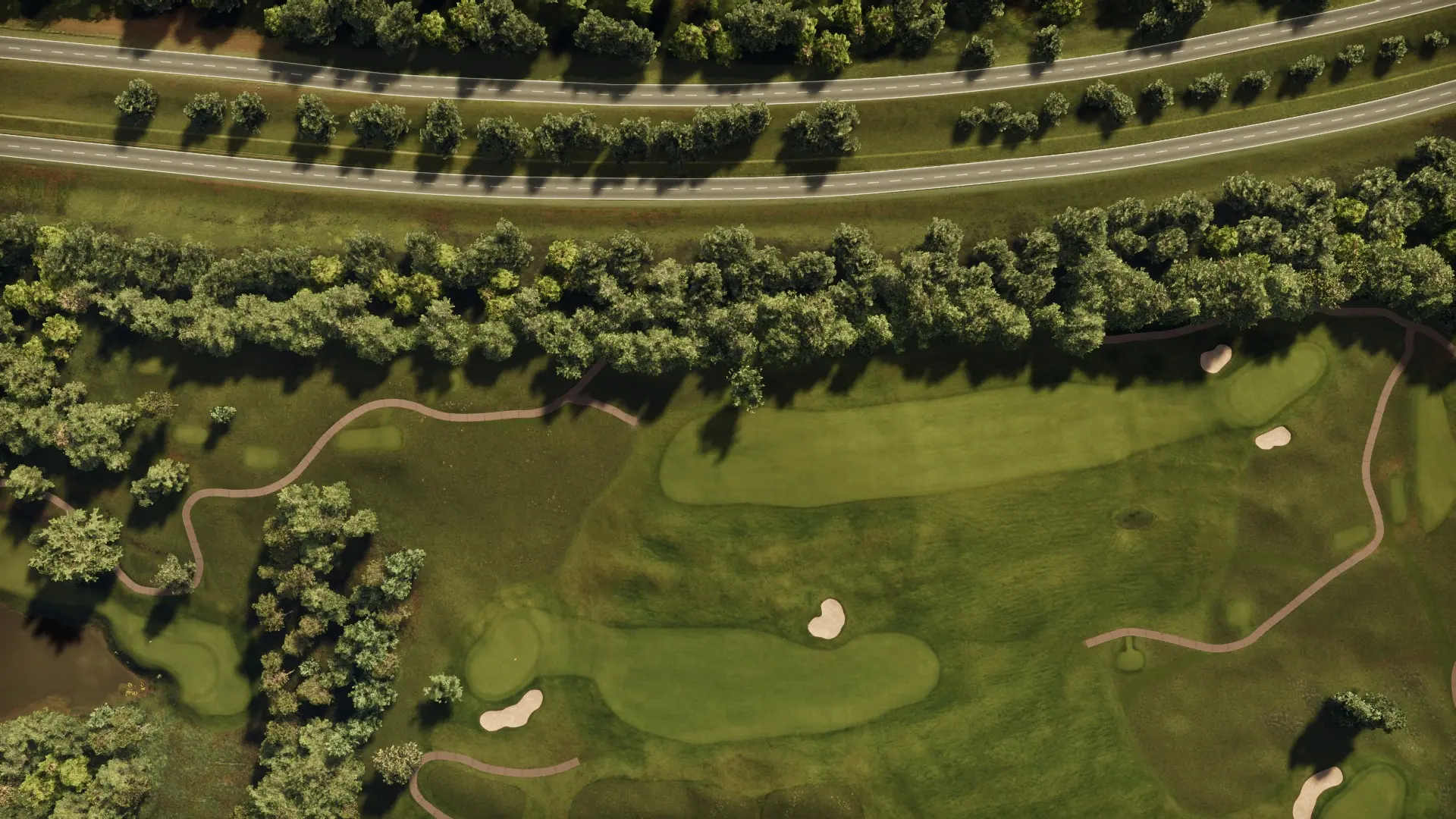 Hole 5 at The Fields GC