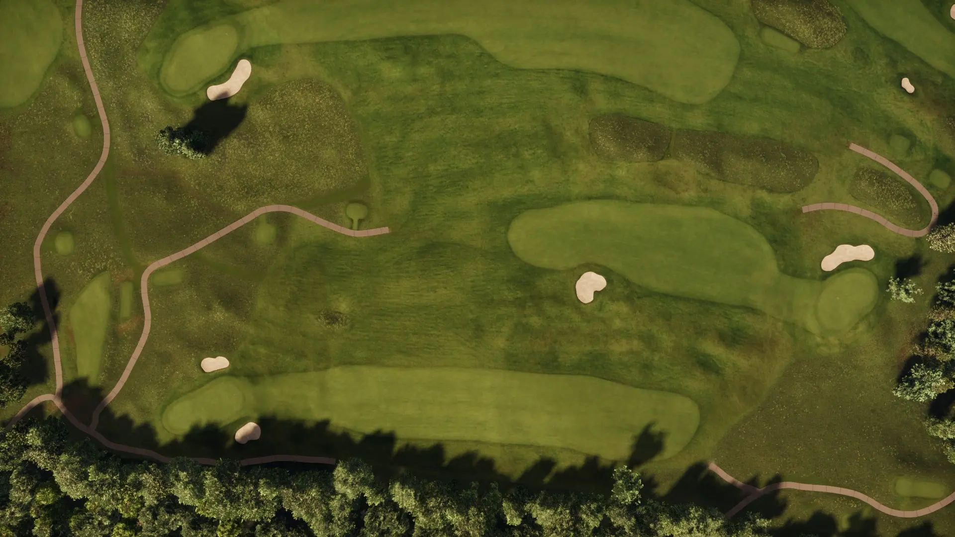 Hole 6 at The Fields GC