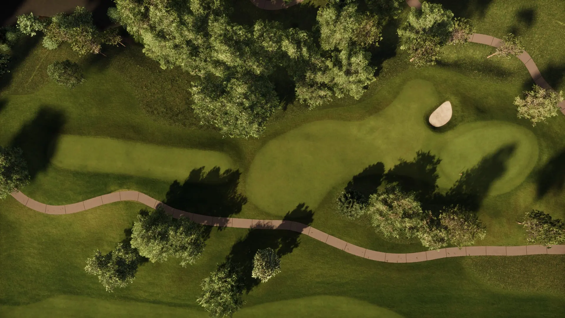 Hole 13 at The Fields GC
