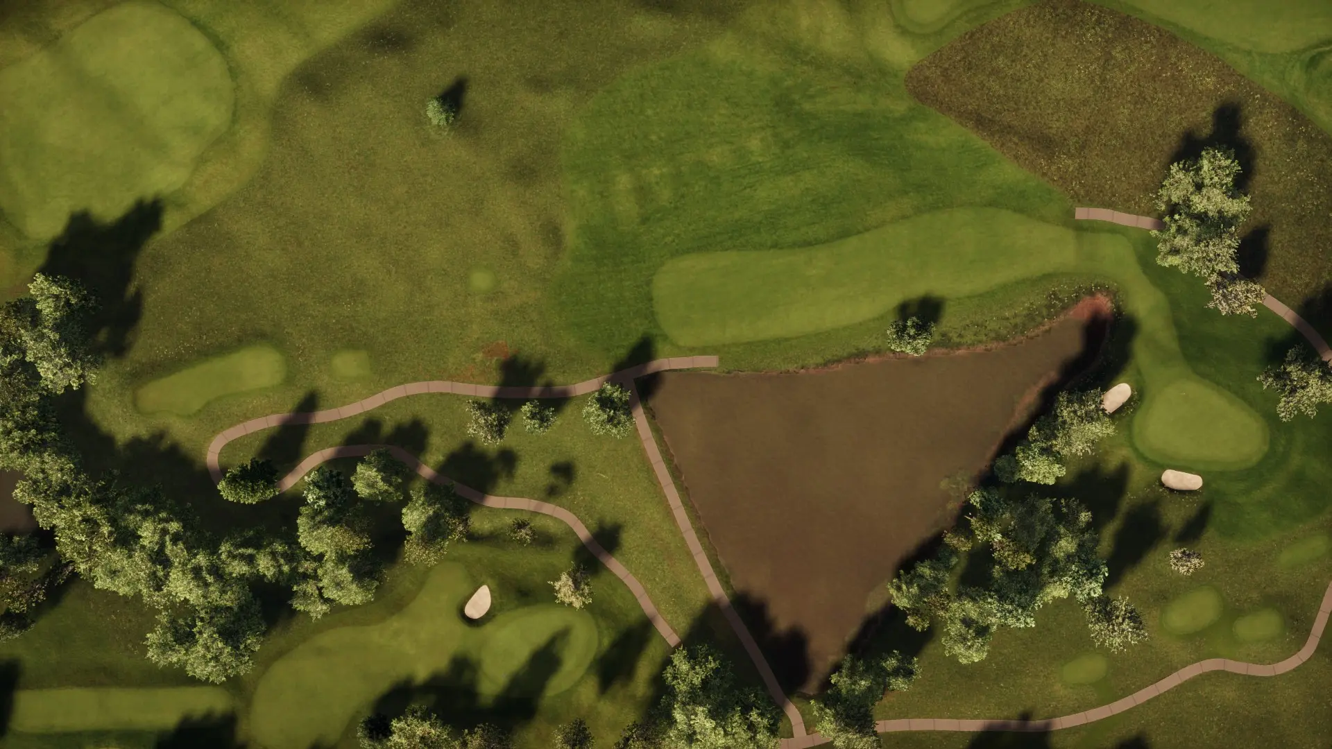 Hole 14 at The Fields GC