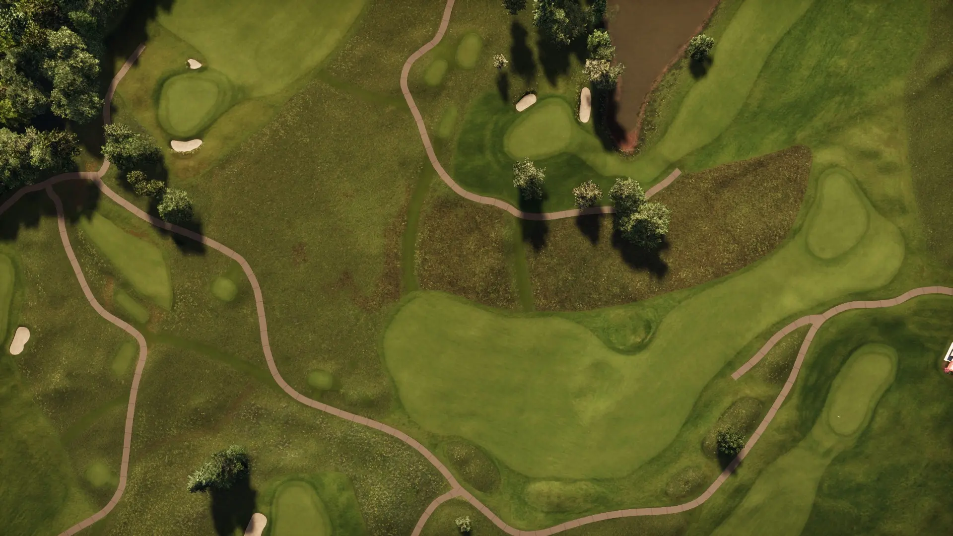 Hole 18 at The Fields GC