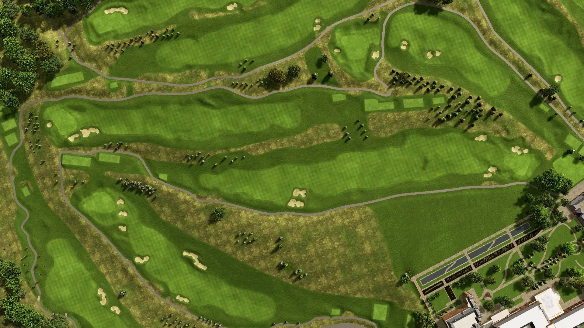 Hole 9 at The Grove