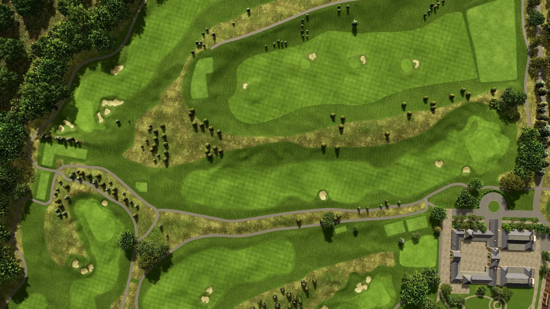 Hole 18 at The Grove