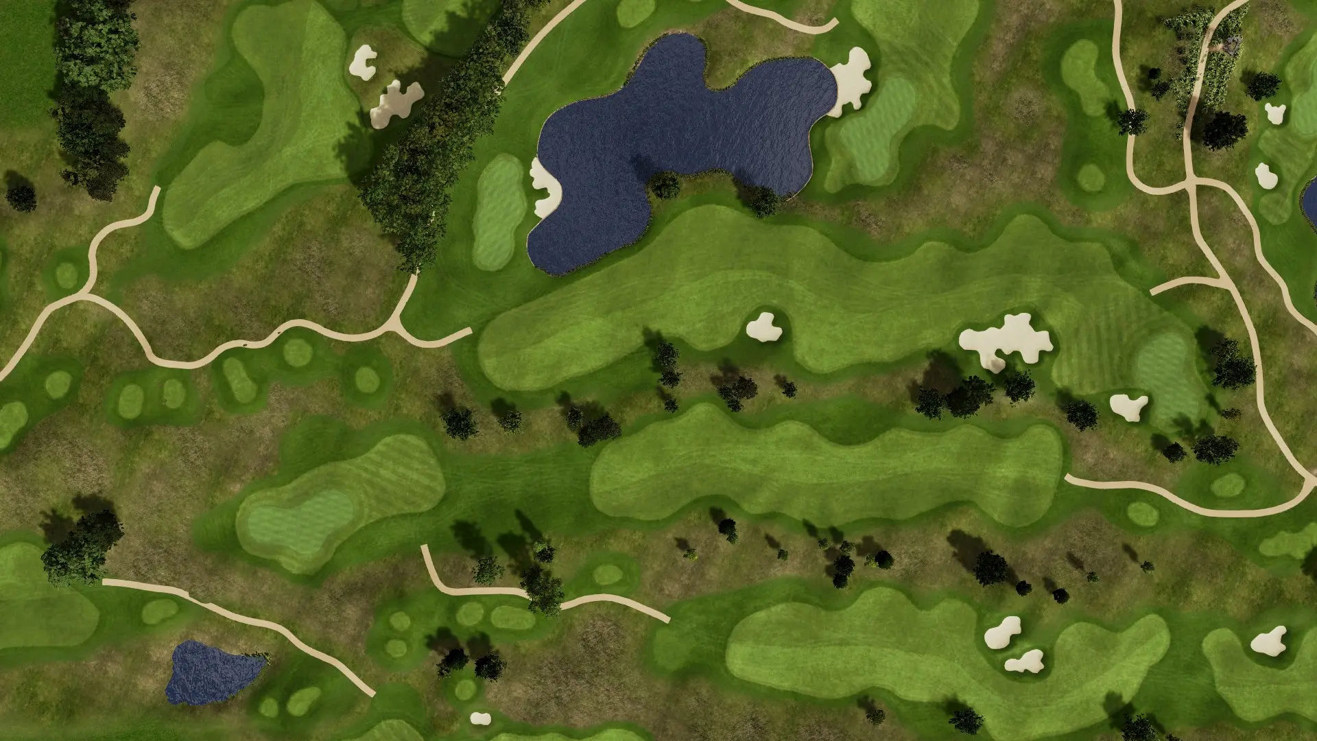 Hole 6 at The National Golf Brussels