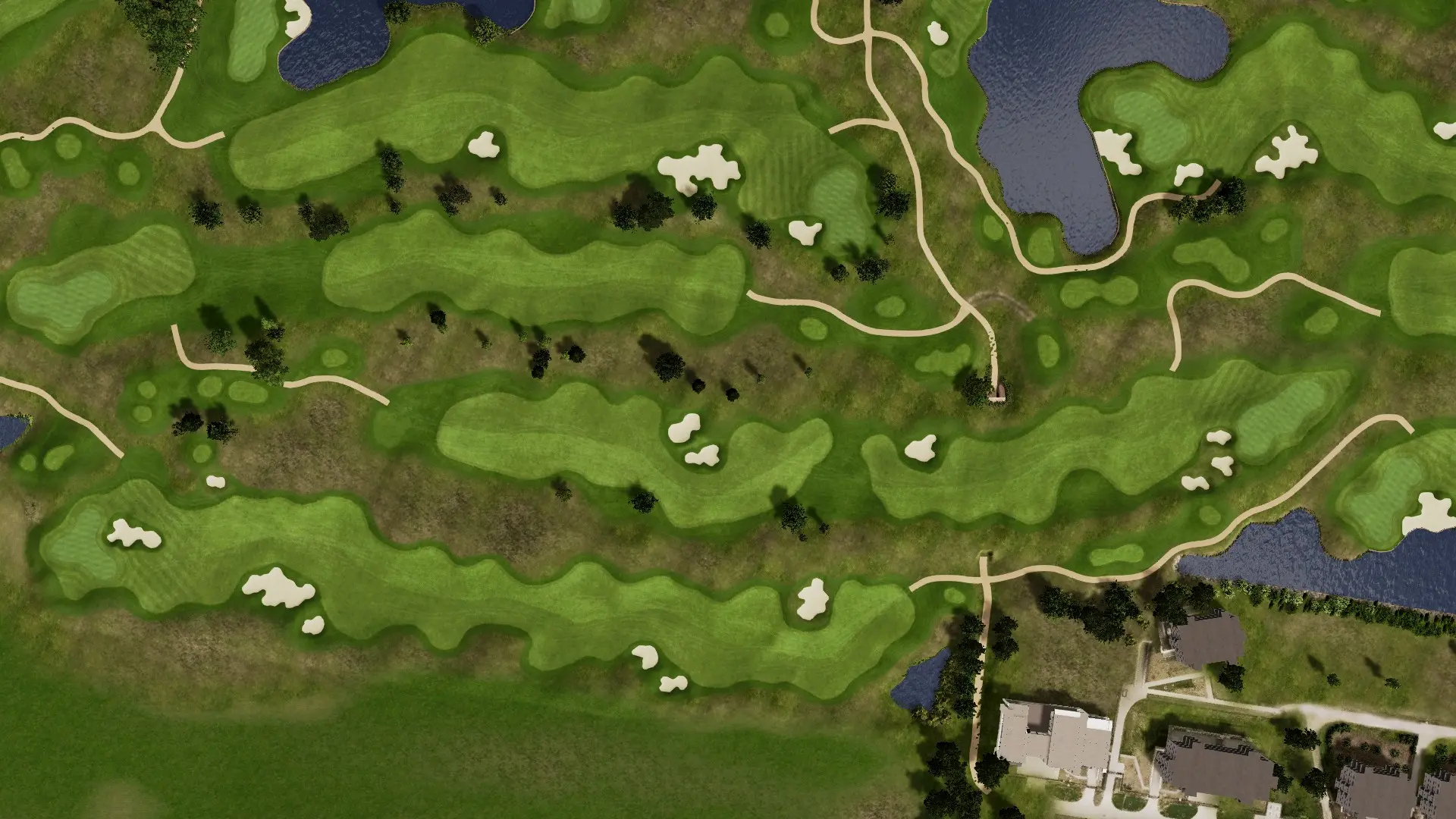 Hole 8 at The National Golf Brussels