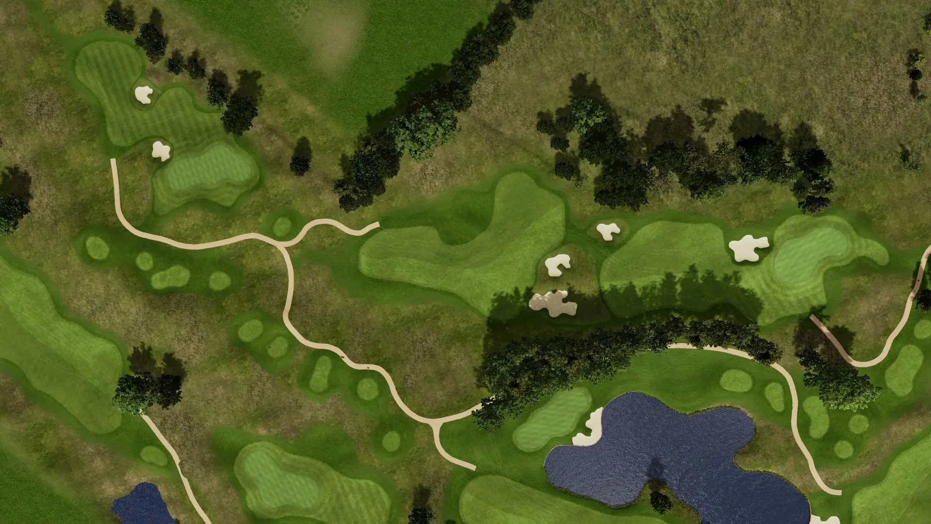 Hole 14 at The National Golf Brussels