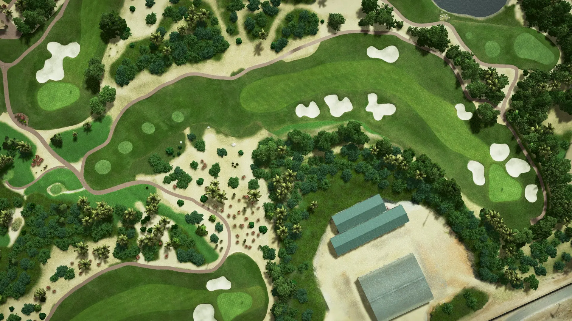 Hole 11 at Abu Dhabi Golf Club - National Course