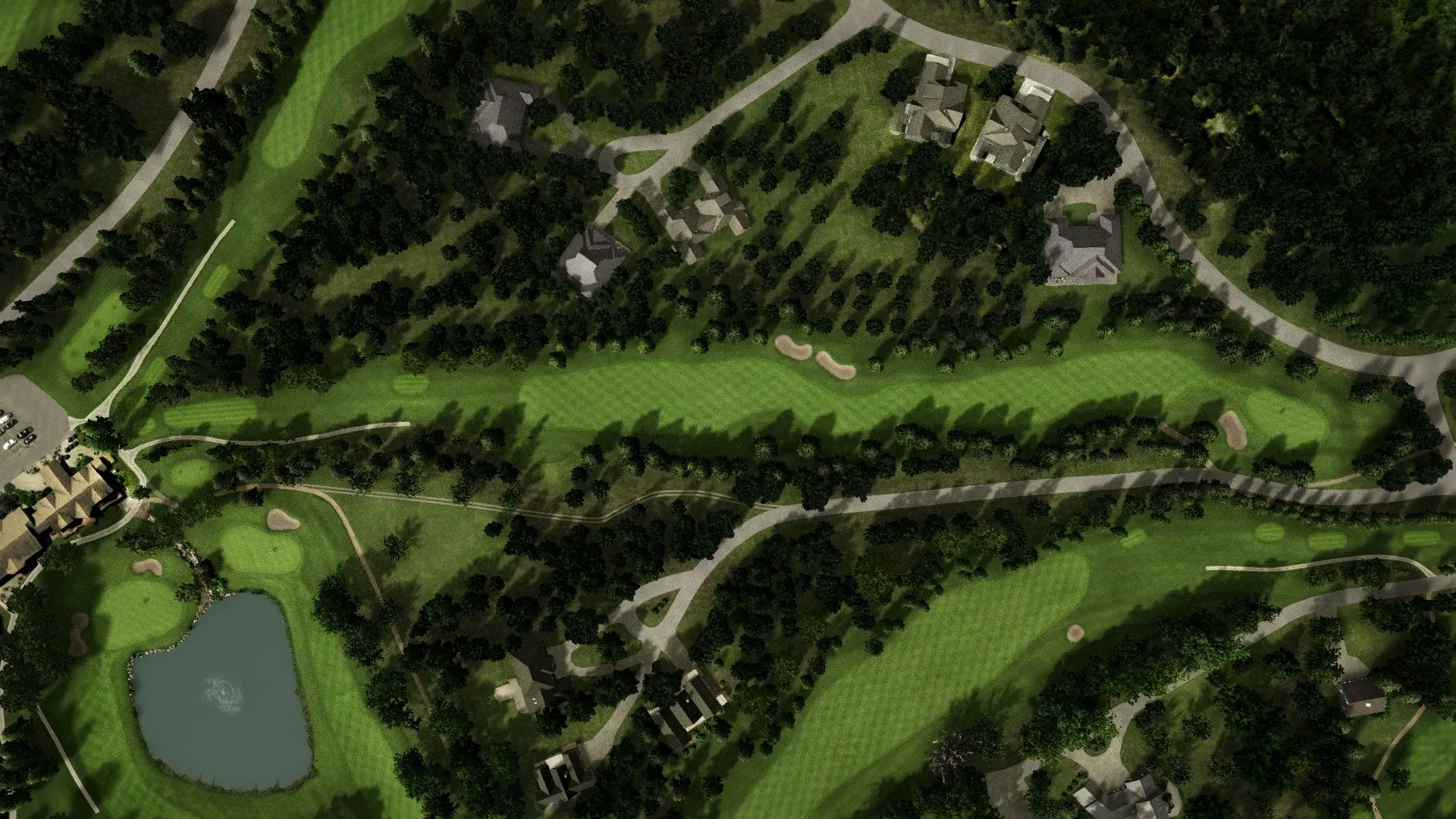Hole 1 at Thumper Pond Resort