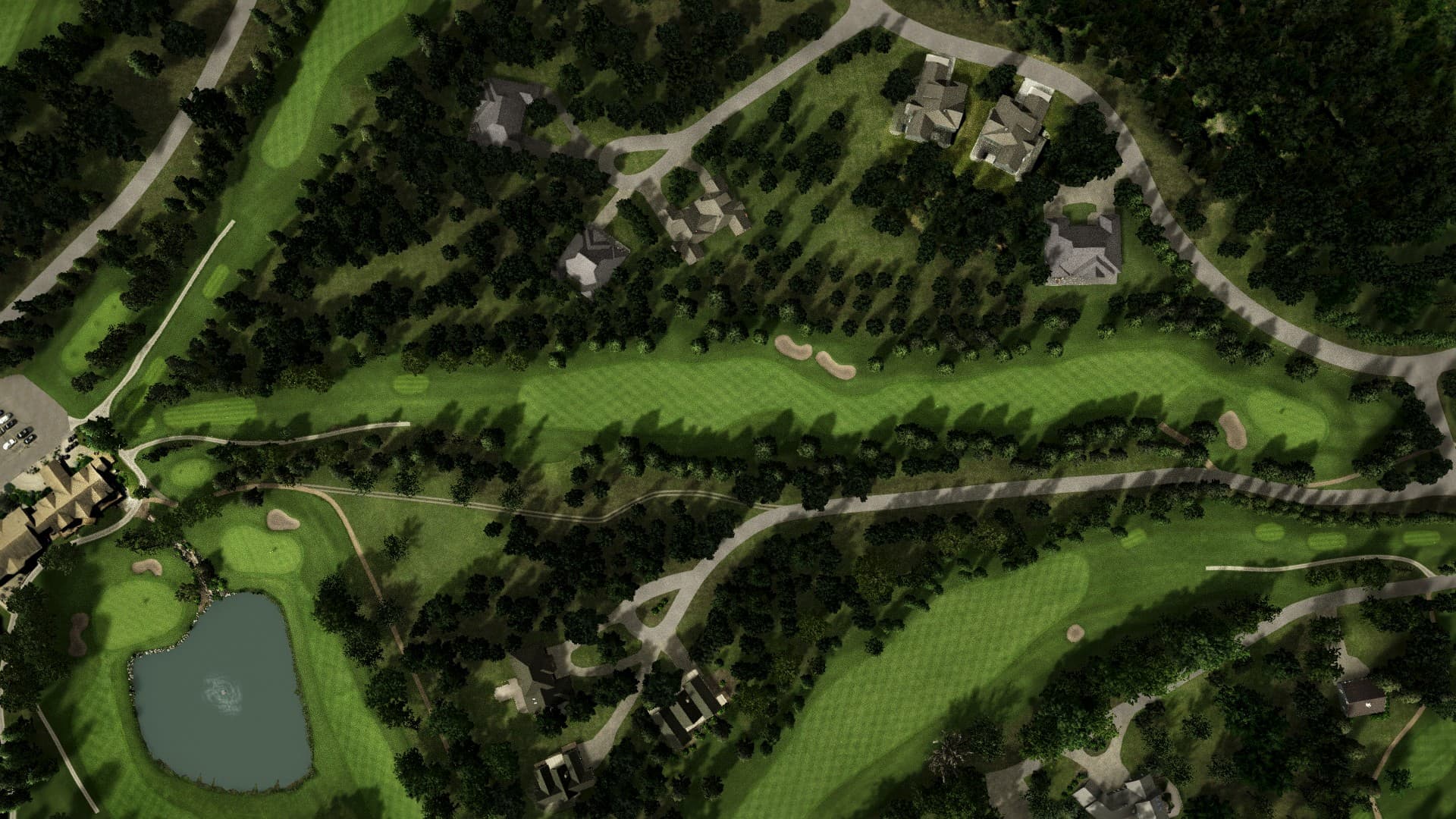 Hole 1 at Thumper Pond Resort