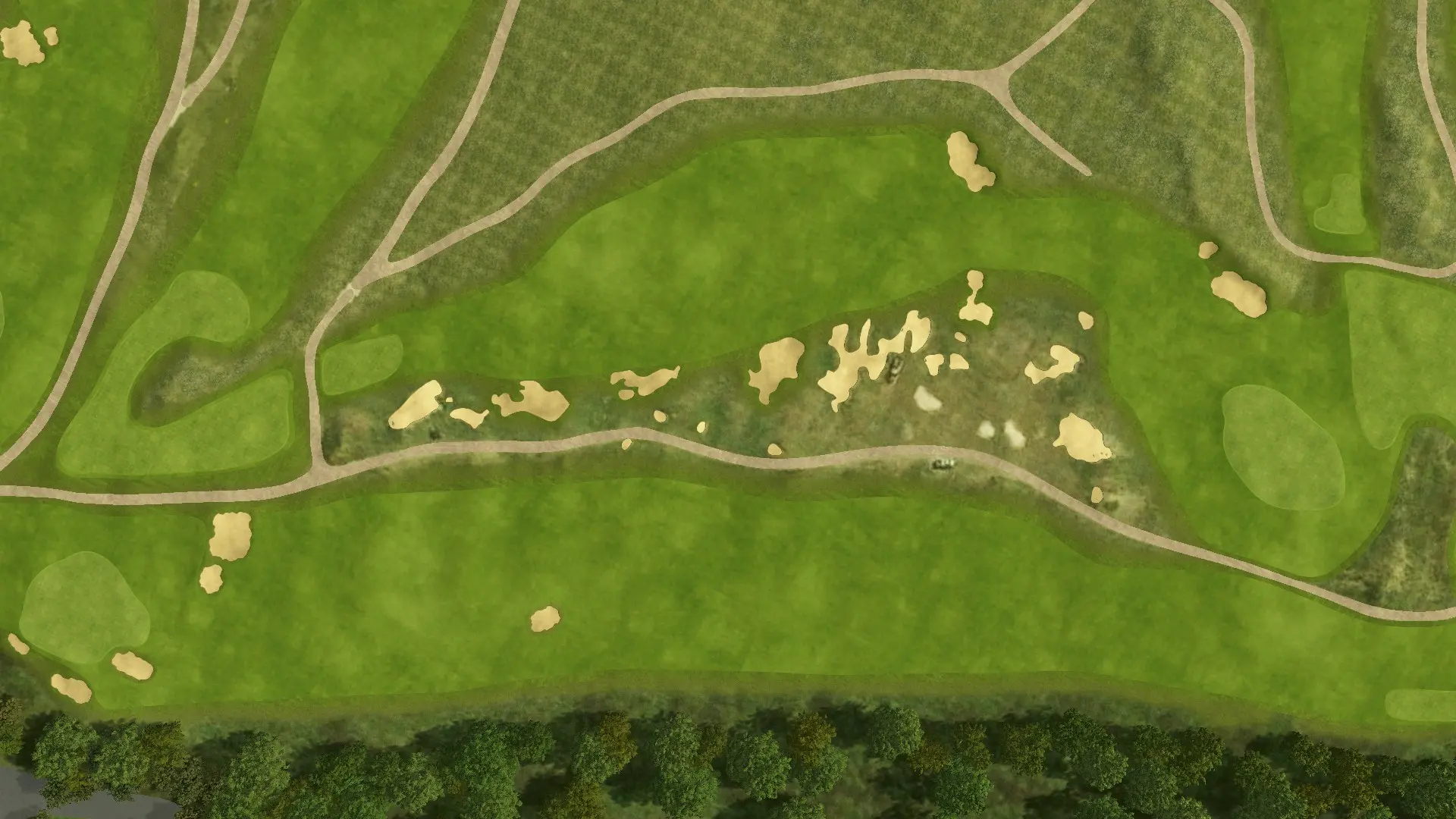 Hole 1 at Trinity Forest Golf Club