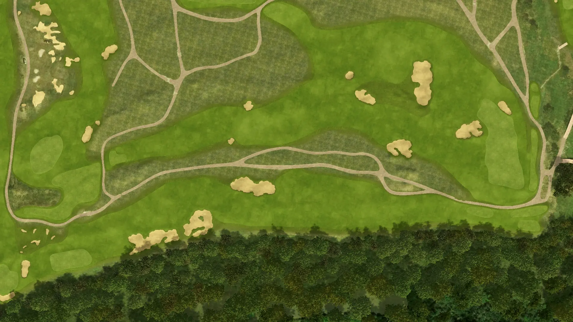 Hole 2 at Trinity Forest Golf Club
