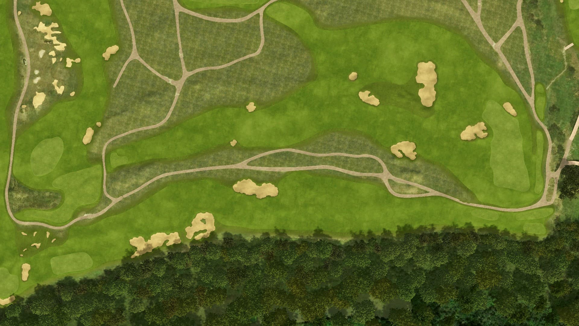 Hole 2 at Trinity Forest Golf Club