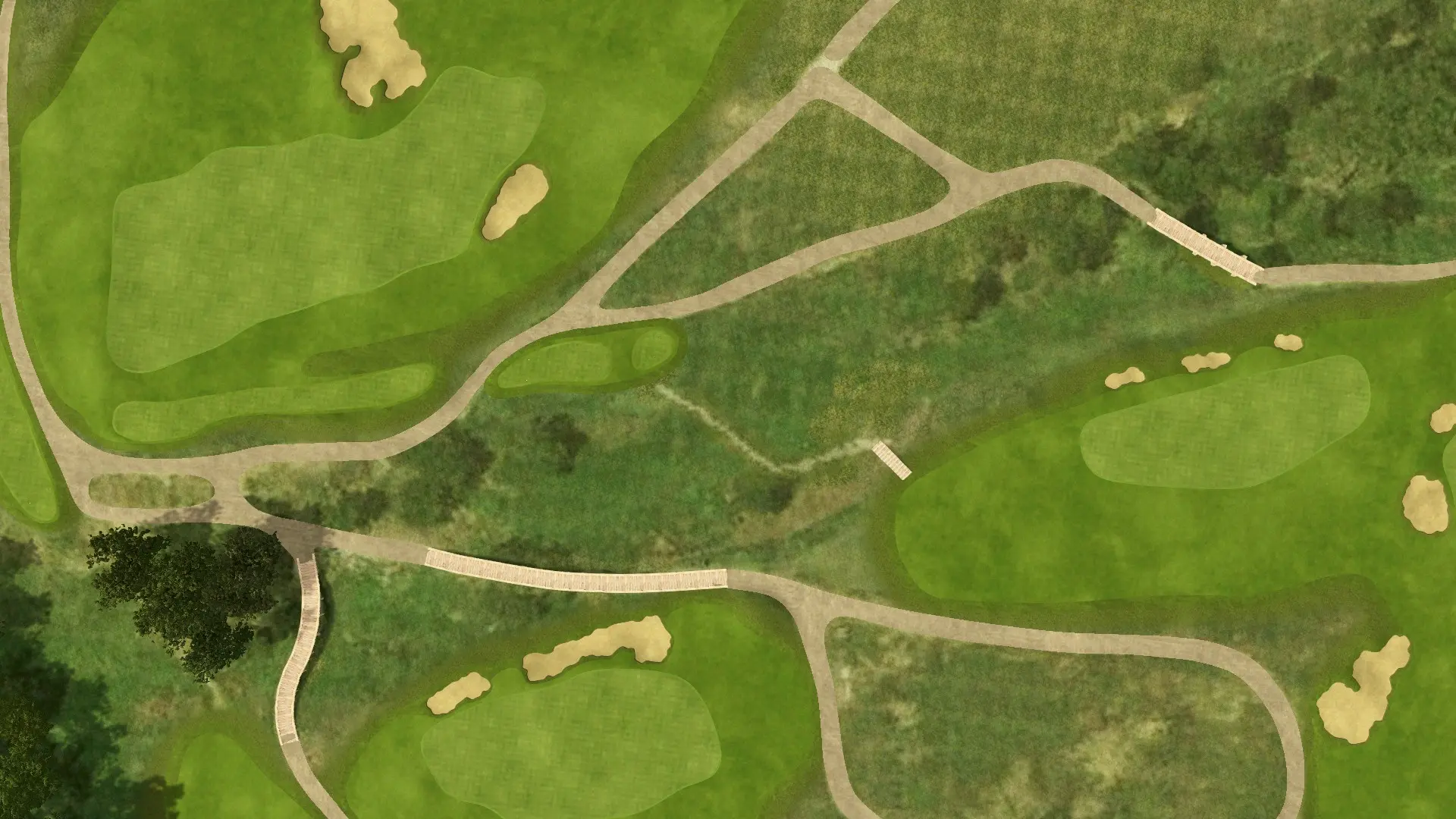 Hole 3 at Trinity Forest Golf Club