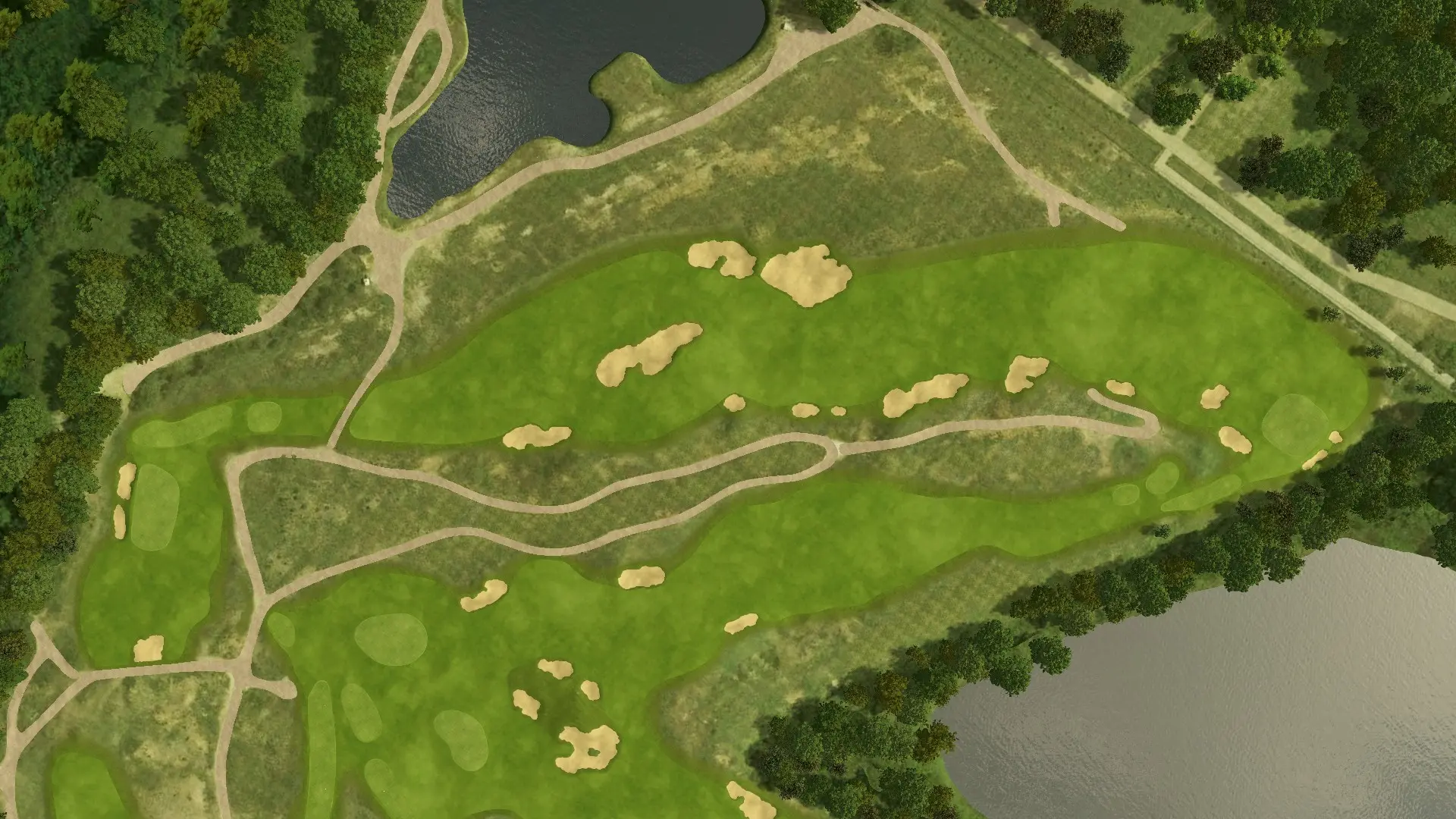 Hole 5 at Trinity Forest Golf Club