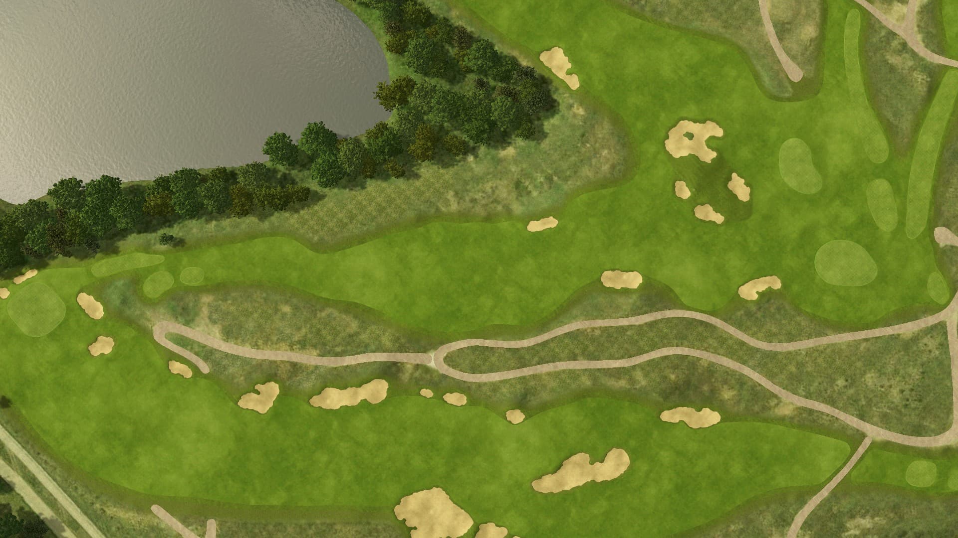 Hole 6 at Trinity Forest Golf Club