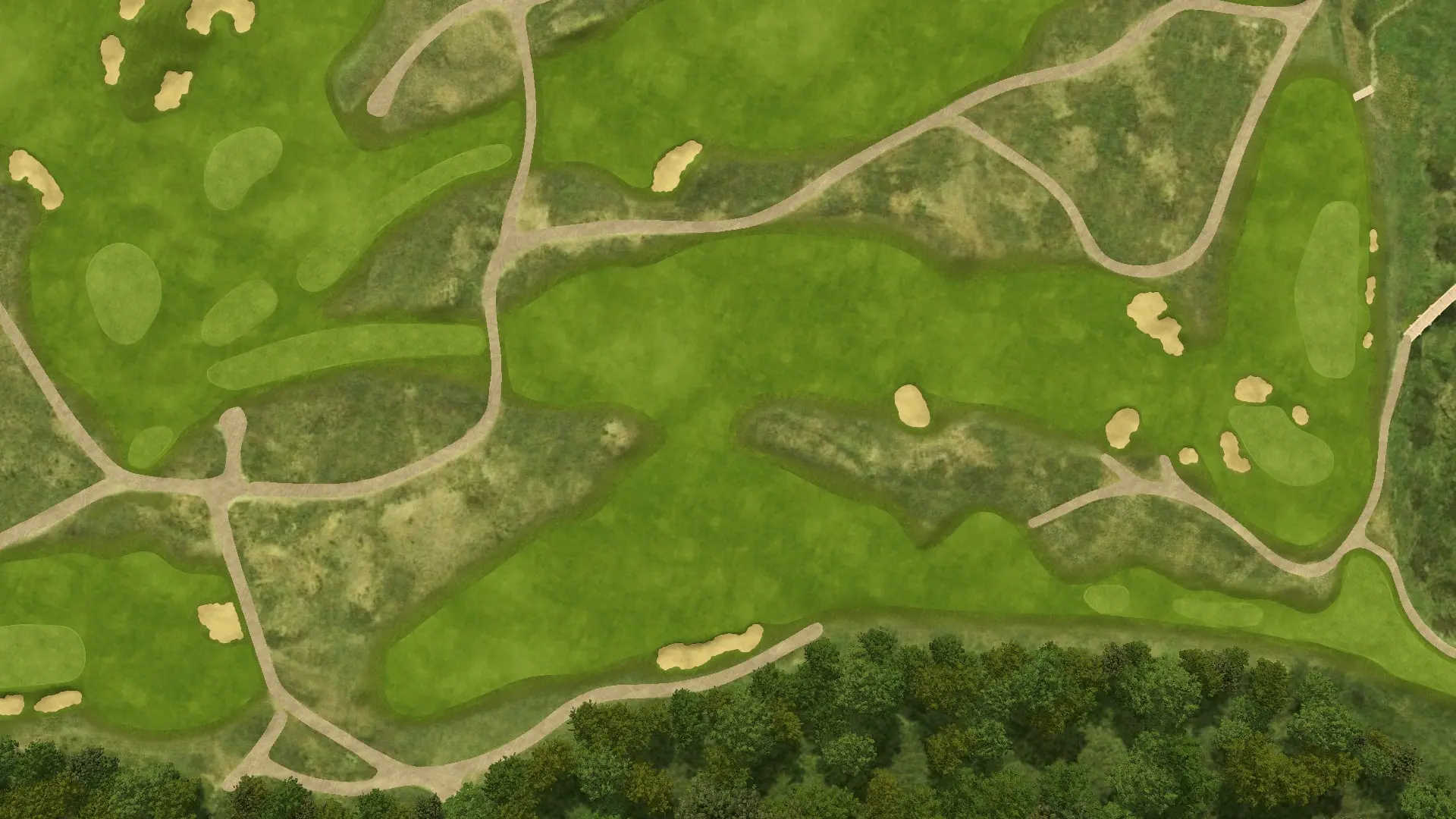 Hole 7 at Trinity Forest Golf Club